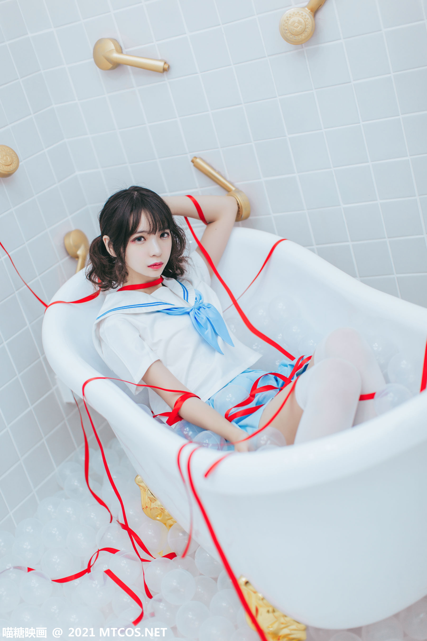 [喵糖映画] VOL.364 疯猫ss 浴室JK-蕾丝百合网-美图分享,Cosplay美图,私房写真,套图下载