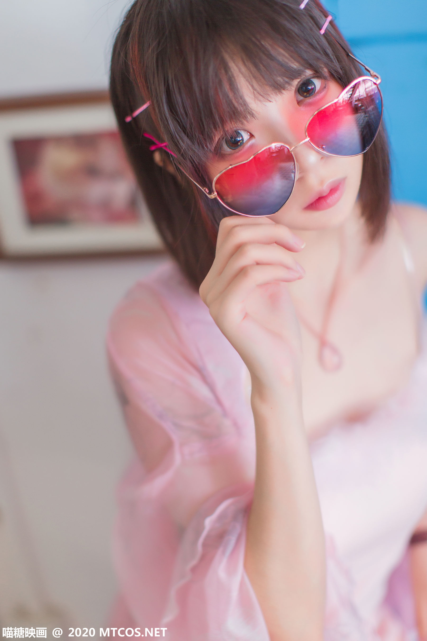 图片[7]-[喵糖映画] VOL.250 疯猫ss 粉色披纱-ACG-二次元游戏动漫视频分享平台