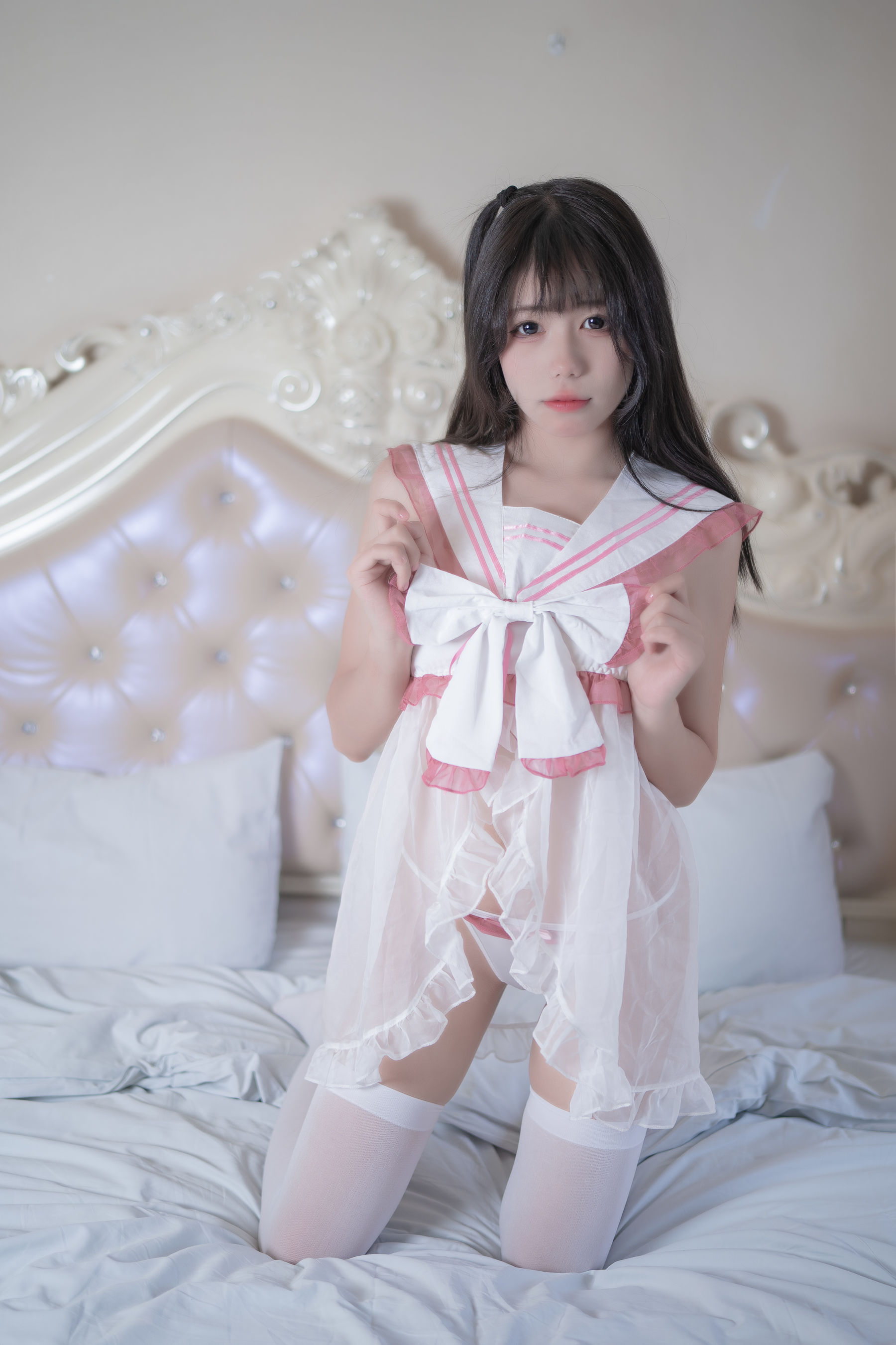 [福利COS] 咬一口兔娘 – 粉嫩睡衣-秀臀网-高品质图集网