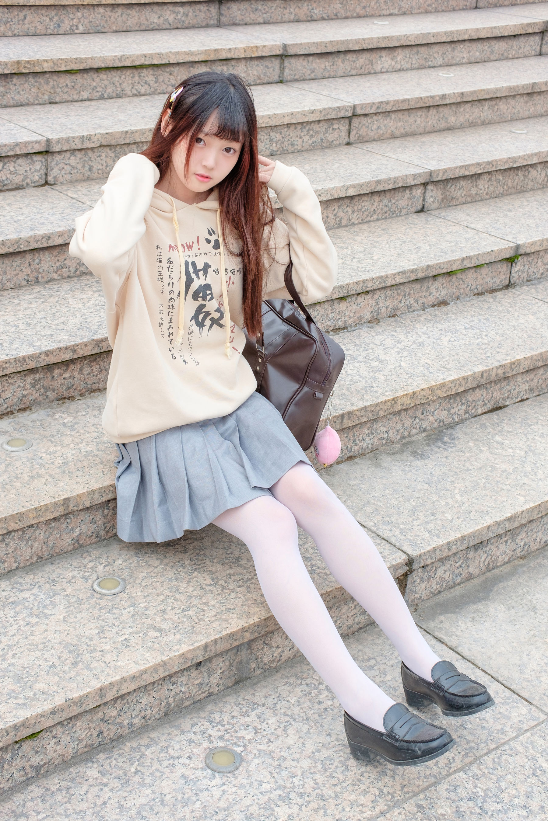 图片[8]-[森萝财团] R15-040 户外白丝短裙-秀臀网-高品质图集网