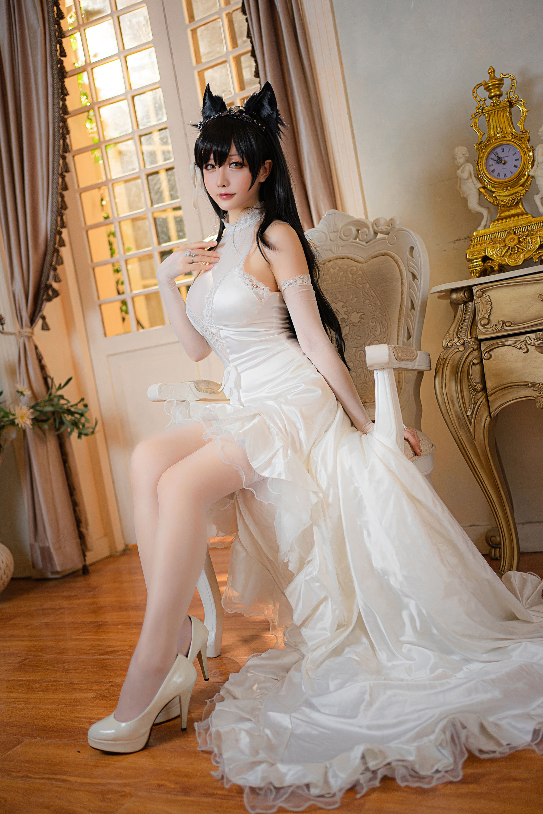 [Cosplay] Coser小姐姐星之迟迟 – 爱宕婚纱-秀臀网-高品质图集网