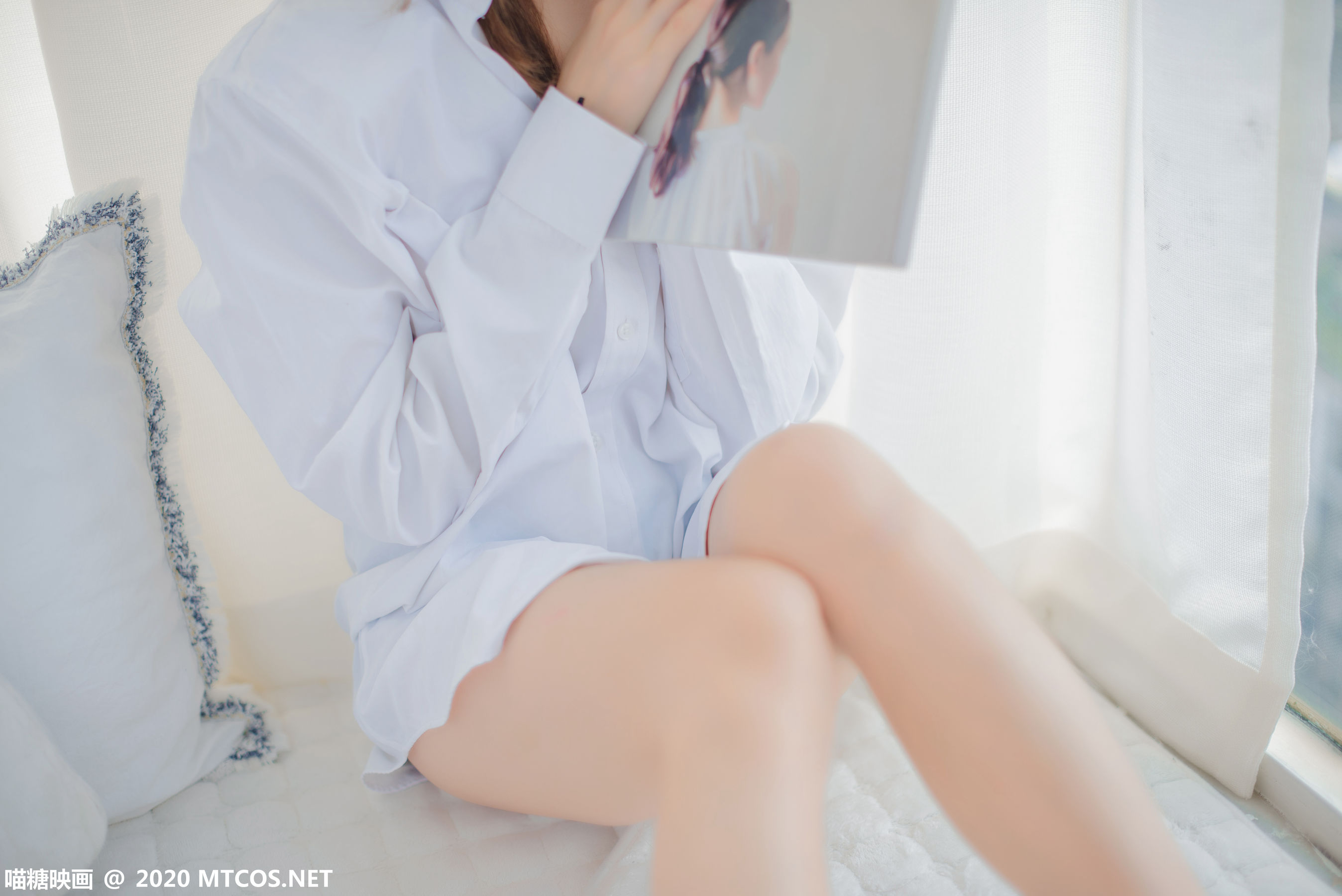 图片[9]-[喵糖映画] VOL.209 绮太郎 – 男友的白衬衫-秀臀网-高品质图集网