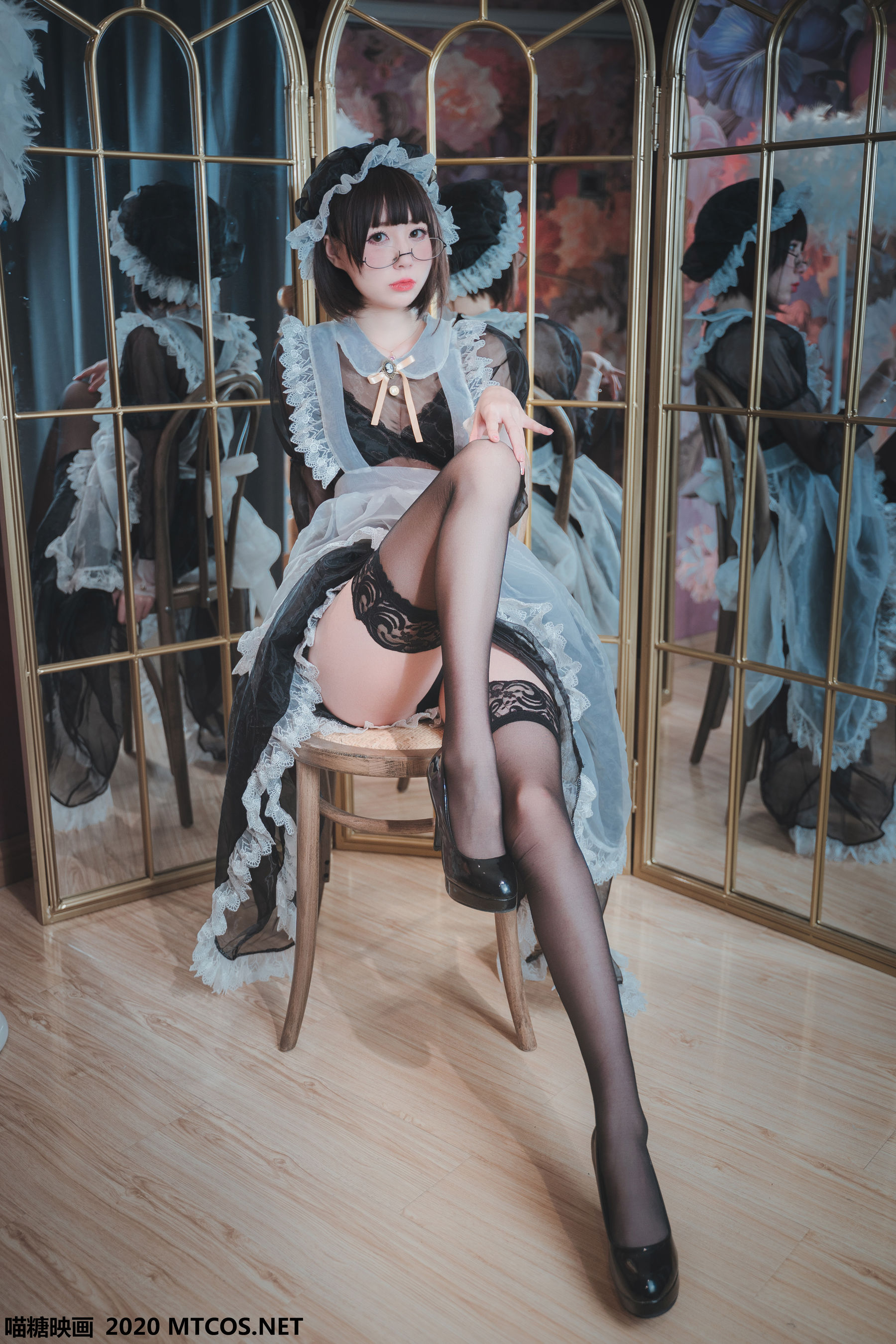 图片[7]-[喵糖映画] VOL.117 南鸽《透明女仆》-秀臀网-高品质图集网
