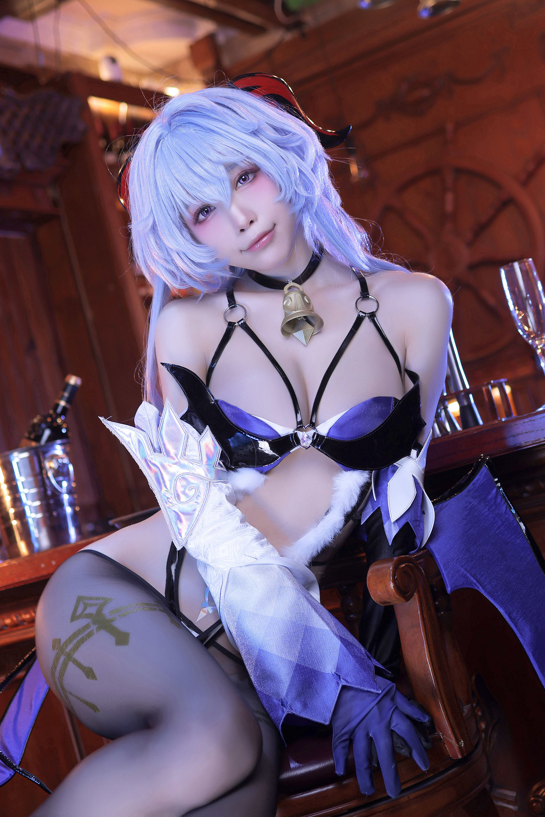 [福利COS] 动漫博主水淼aqua – 甘雨-同人魅魔-秀臀网-高品质图集网