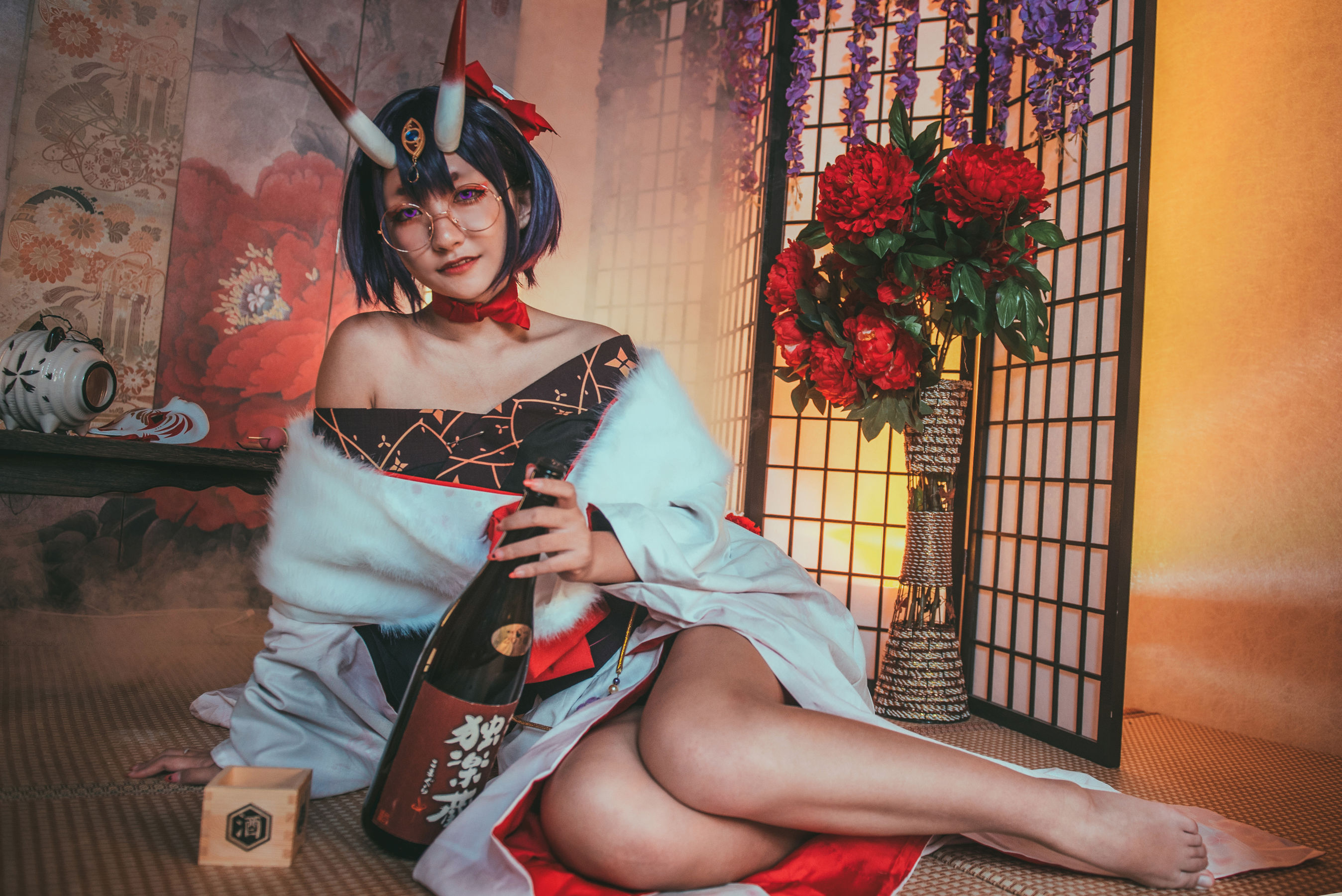 [福利COS] Roroki骷髅姫 – 酒吞和服-秀臀网-高品质图集网