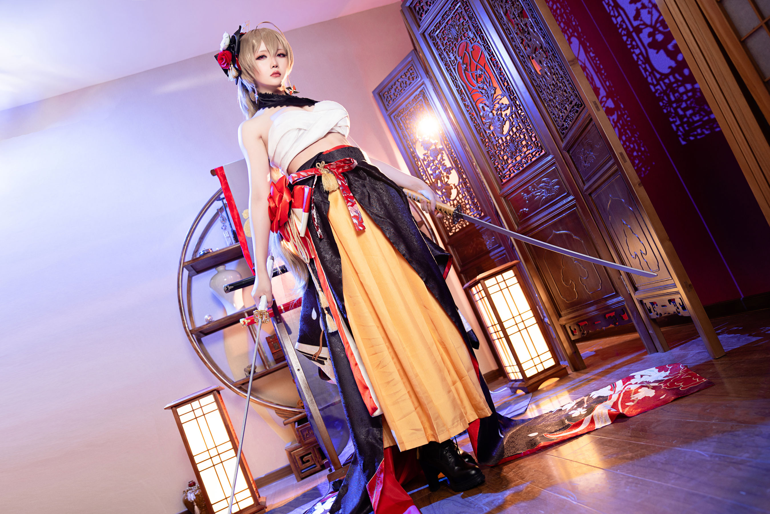 [福利COS] Coser小姐姐星之迟迟 – 碧蓝航线 让巴尔-秀臀网-高品质图集网