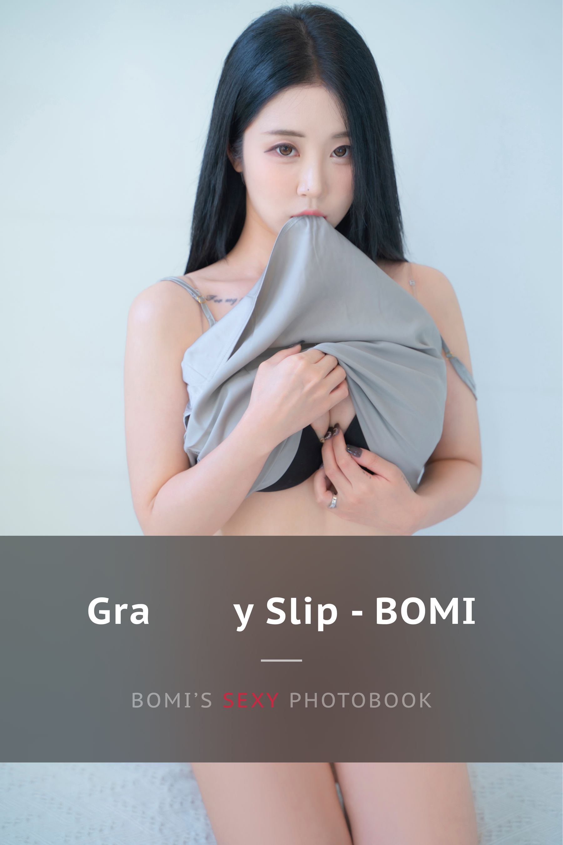 [Fanding] Bomi Gray Slip-秀臀网-高品质图集网