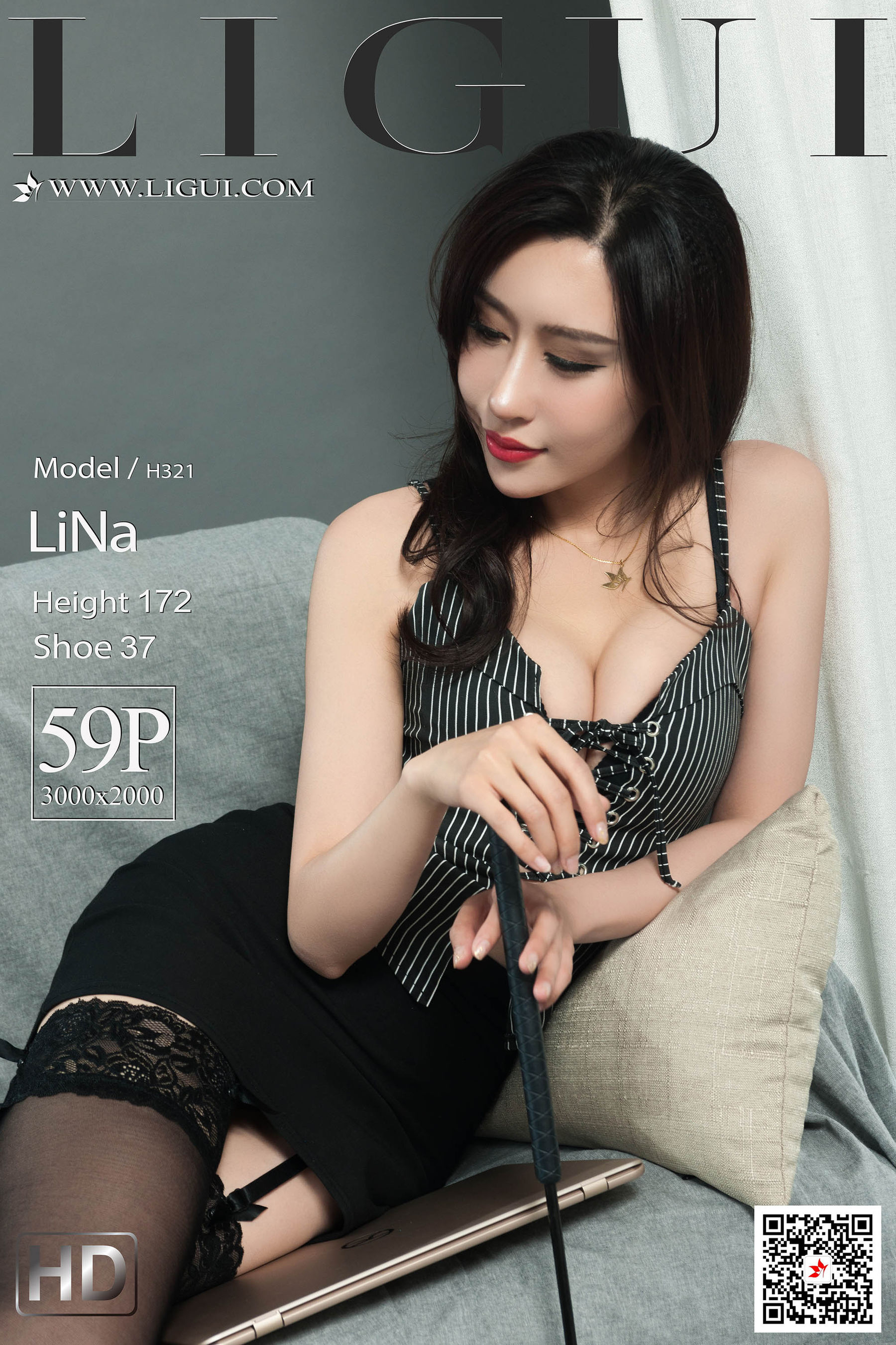 [丽柜Ligui] 网络丽人 Model LiNa-秀臀网-高品质图集网