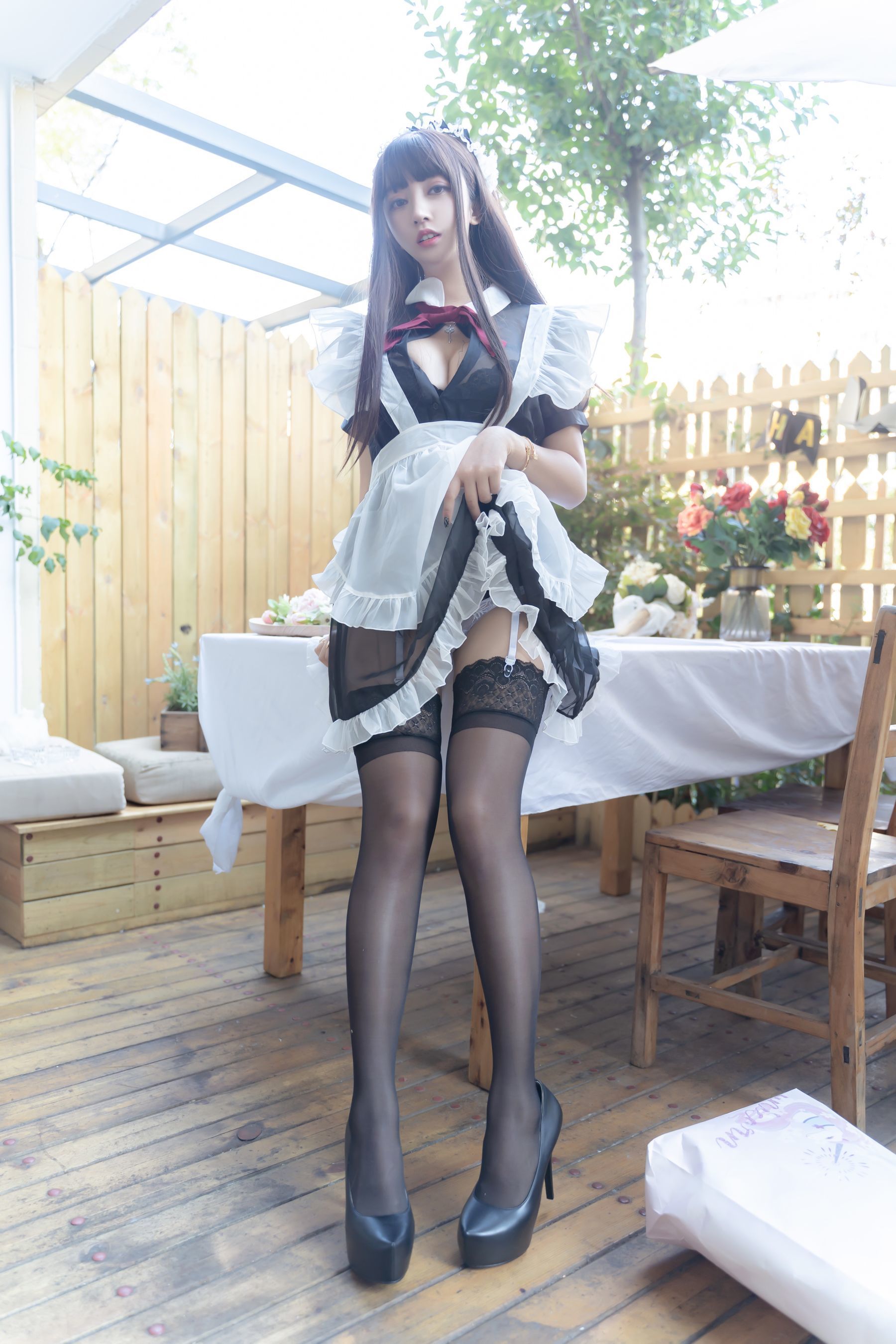 图片[7]-斗鱼米线线sama写真 透明女仆-秀臀网-高品质图集网