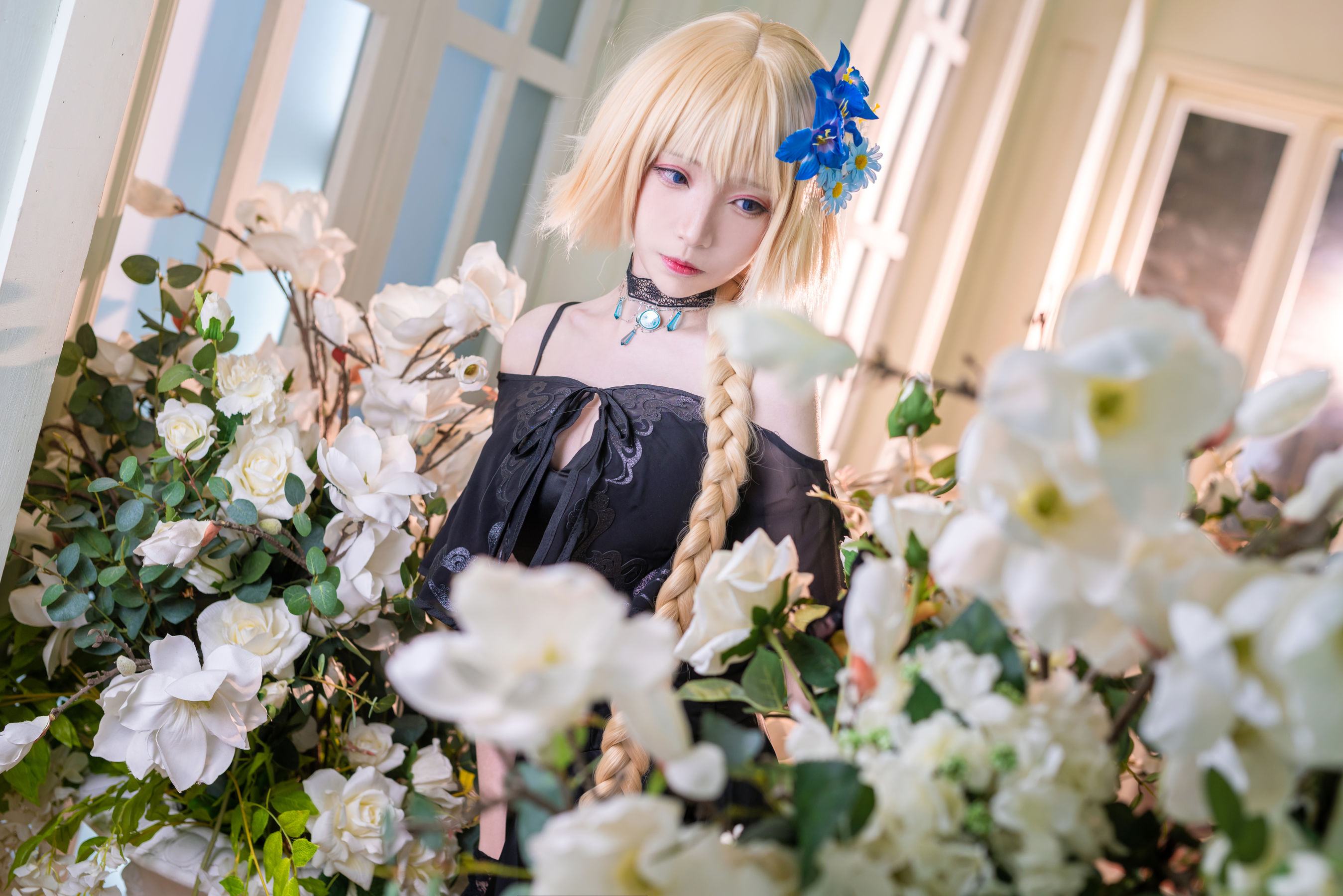 图片[3]-长腿Coser青青子Js 礼服贞德-蕾丝百合网-美图分享,Cosplay美图,私房写真,套图下载