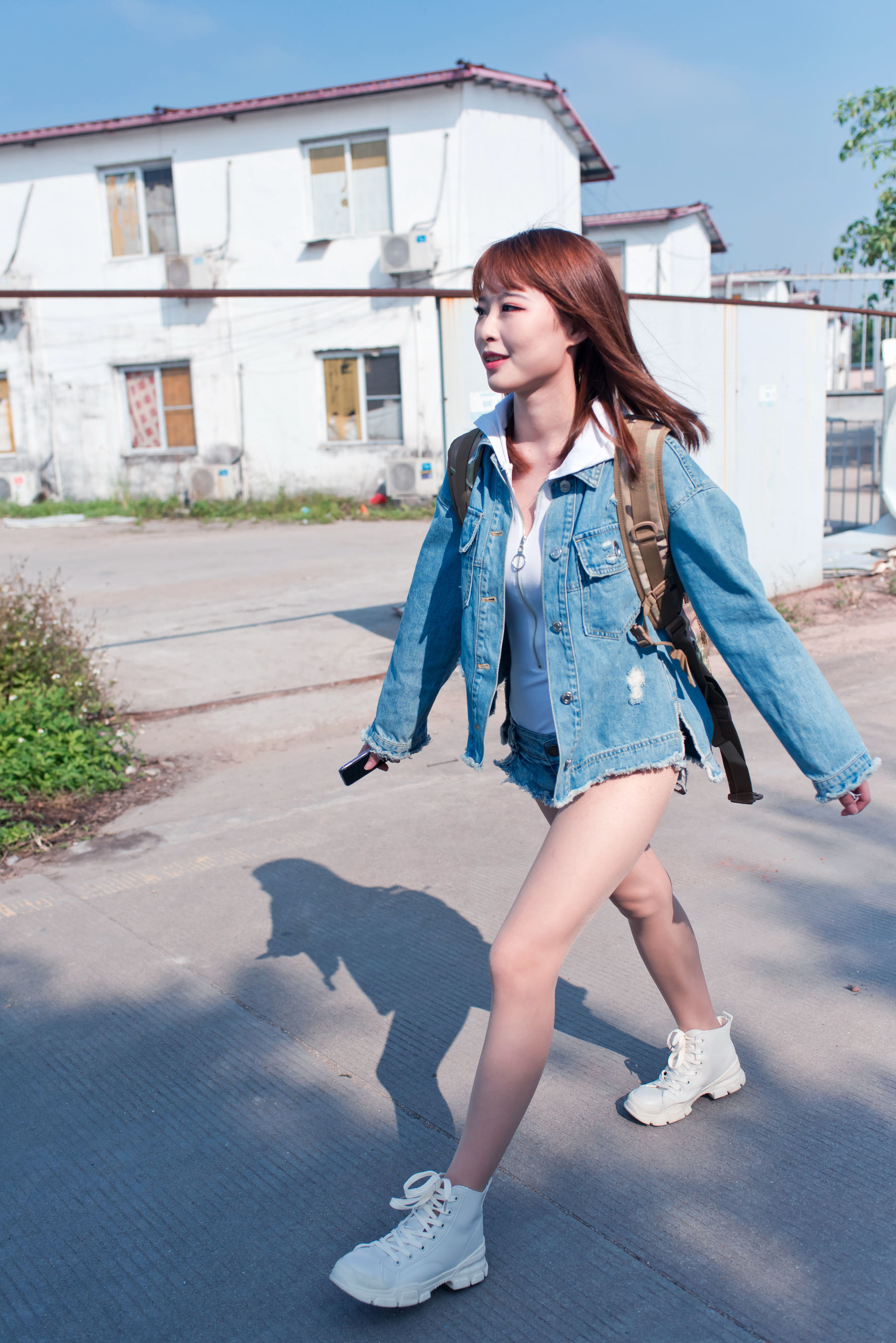 图片[7]-尤物清水由乃 御风街拍 轻水海鸥岛RS牛仔街拍-秀臀网-高品质图集网