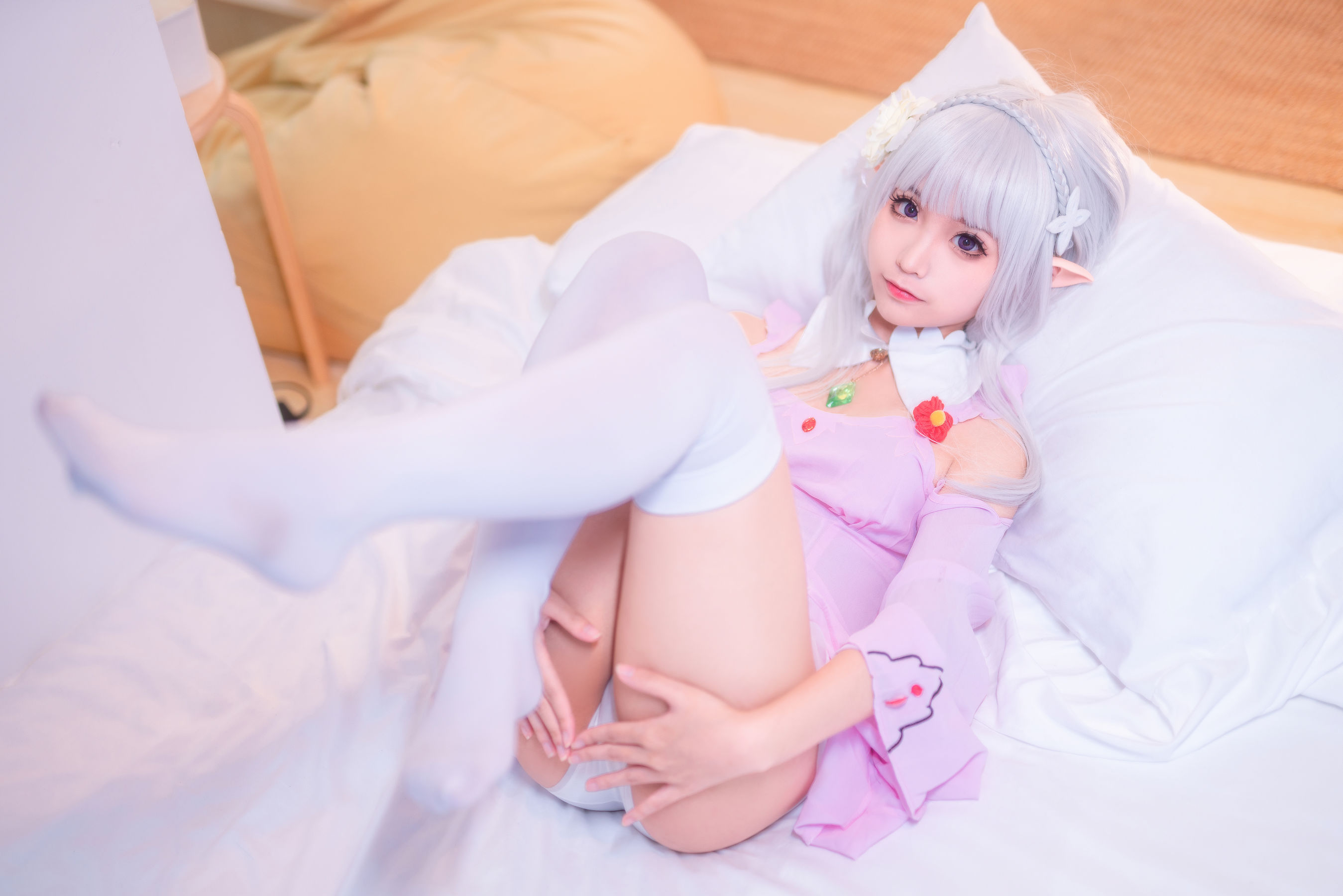 图片[9]-动漫博主蠢沫沫 艾米莉亚的睡衣-秀臀网-高品质图集网