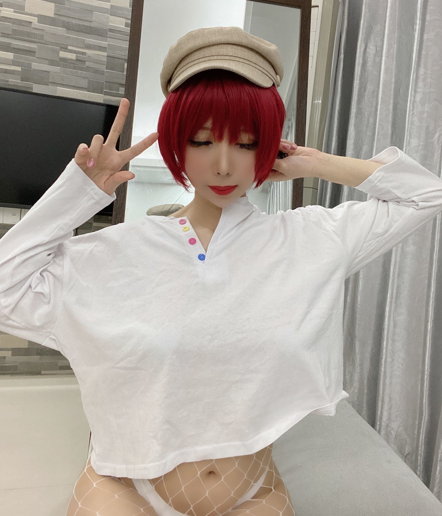 图片[9]-二次元巨乳美女鹿野希 白色网袜-秀臀网-高品质图集网