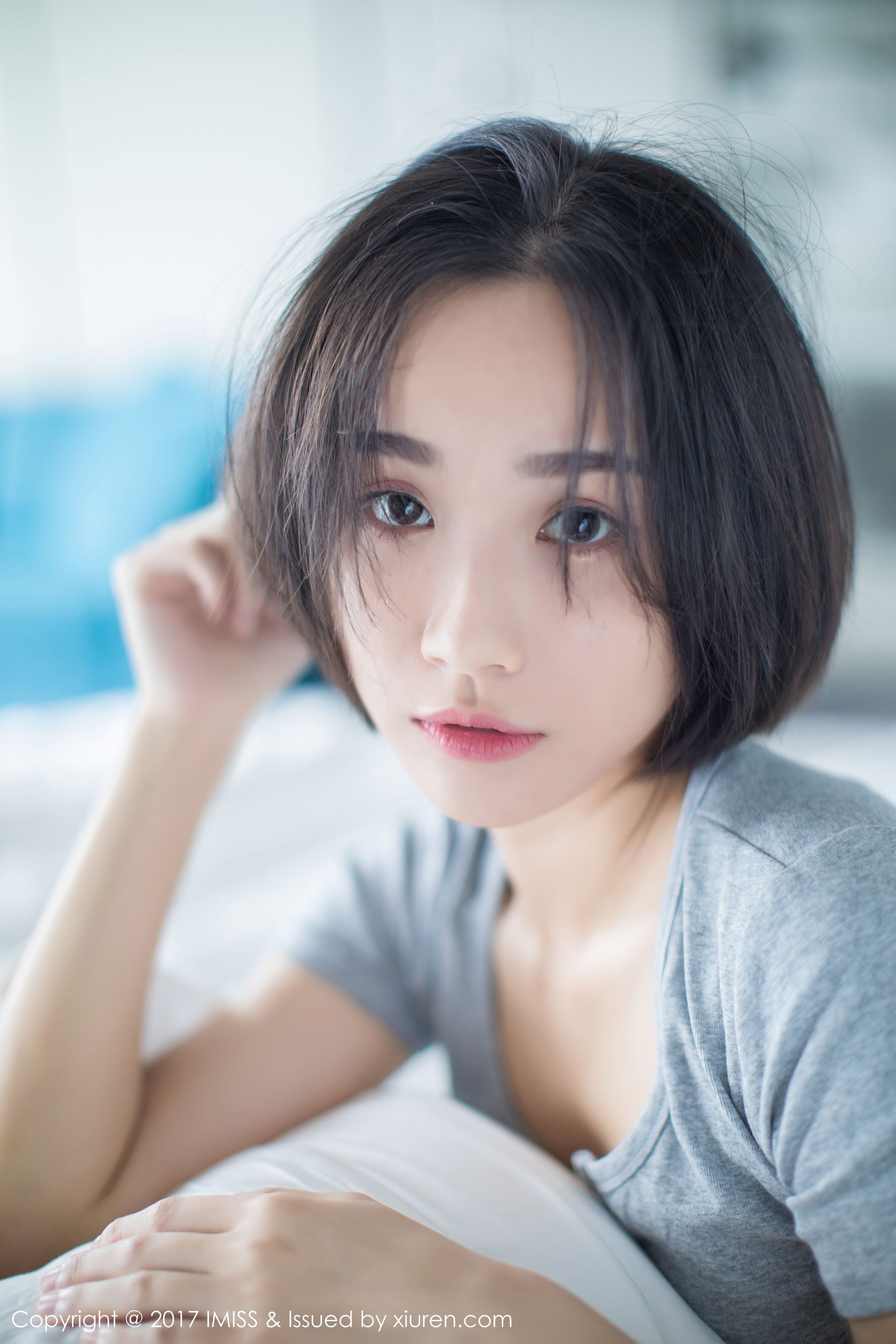 图片[9]-莉雅Livia《日系短发女神》 [爱蜜社IMISS] VOL.178-秀臀网-高品质图集网