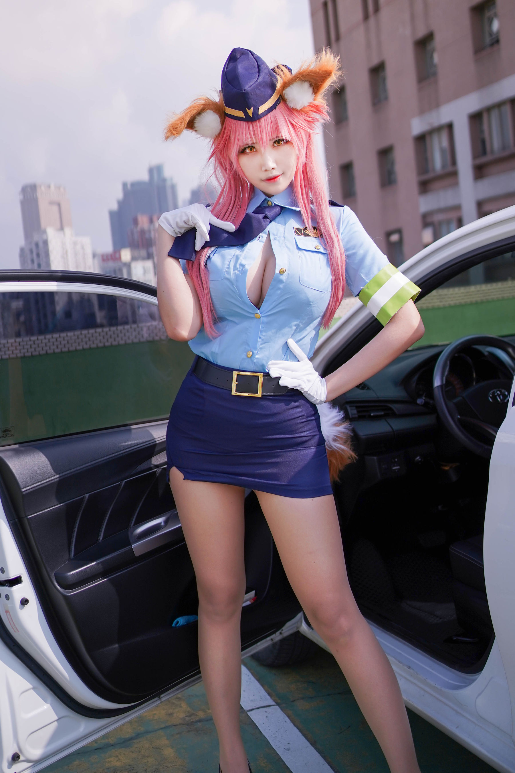 图片[8]-Coser萱-KaYa 玉藻前 女警裝-秀臀网-高品质图集网