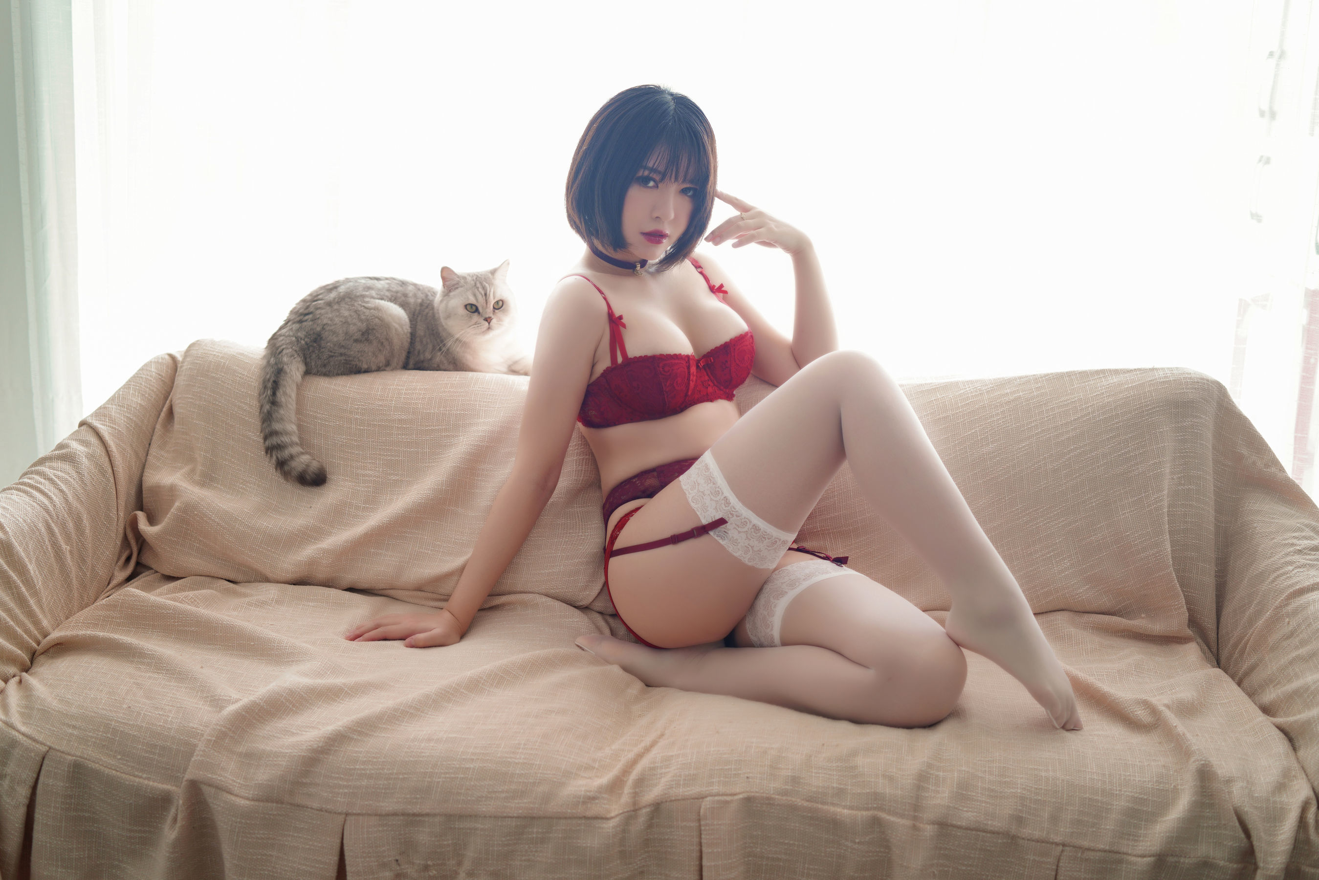 图片[3]-半半子 赤红 AKABENI BANBANKO Vol.02-蕾丝百合网-美图分享,Cosplay美图,私房写真,套图下载