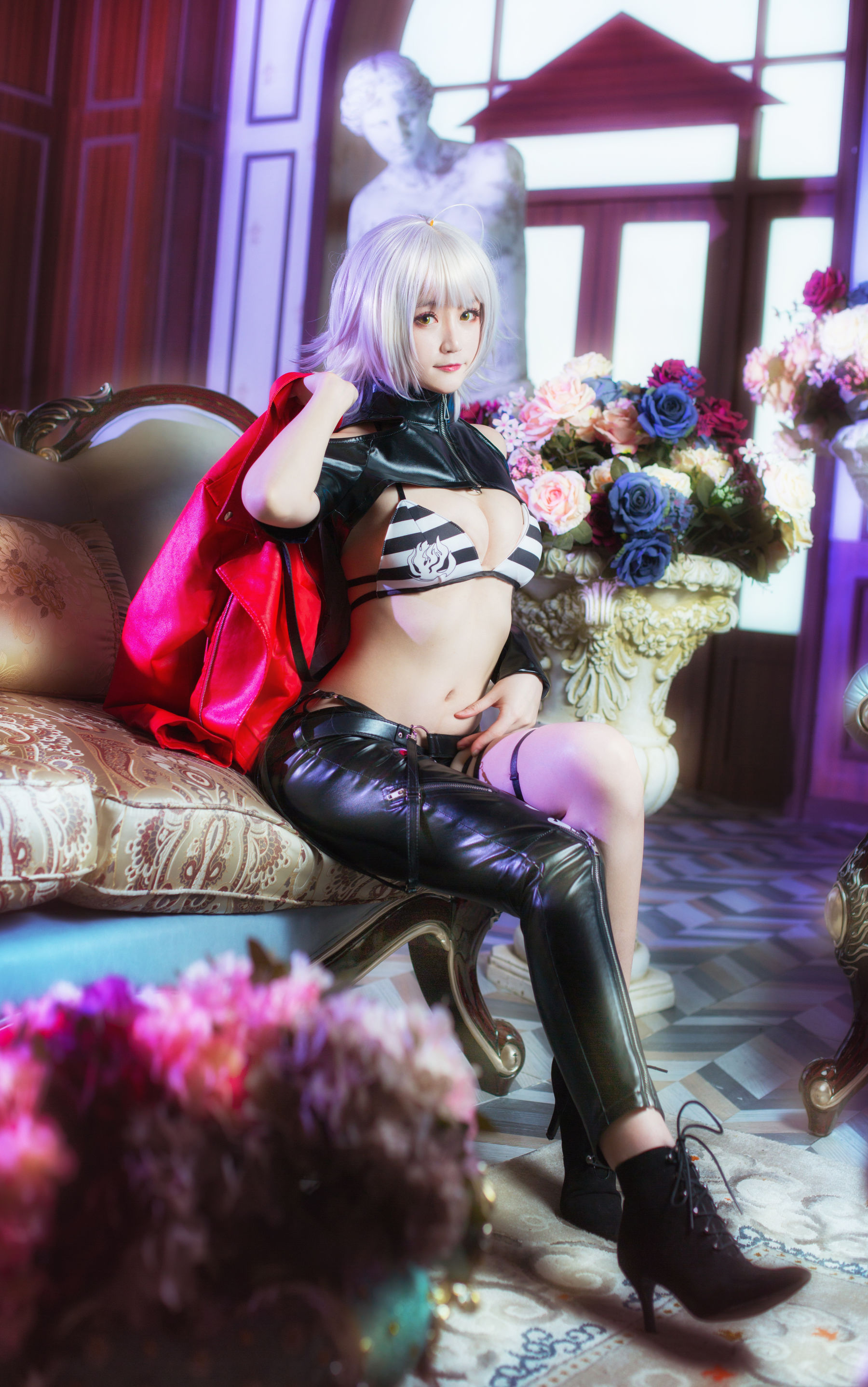 萌宠博主yui金鱼 贞德-蕾丝百合网-美图分享,Cosplay美图,私房写真,套图下载