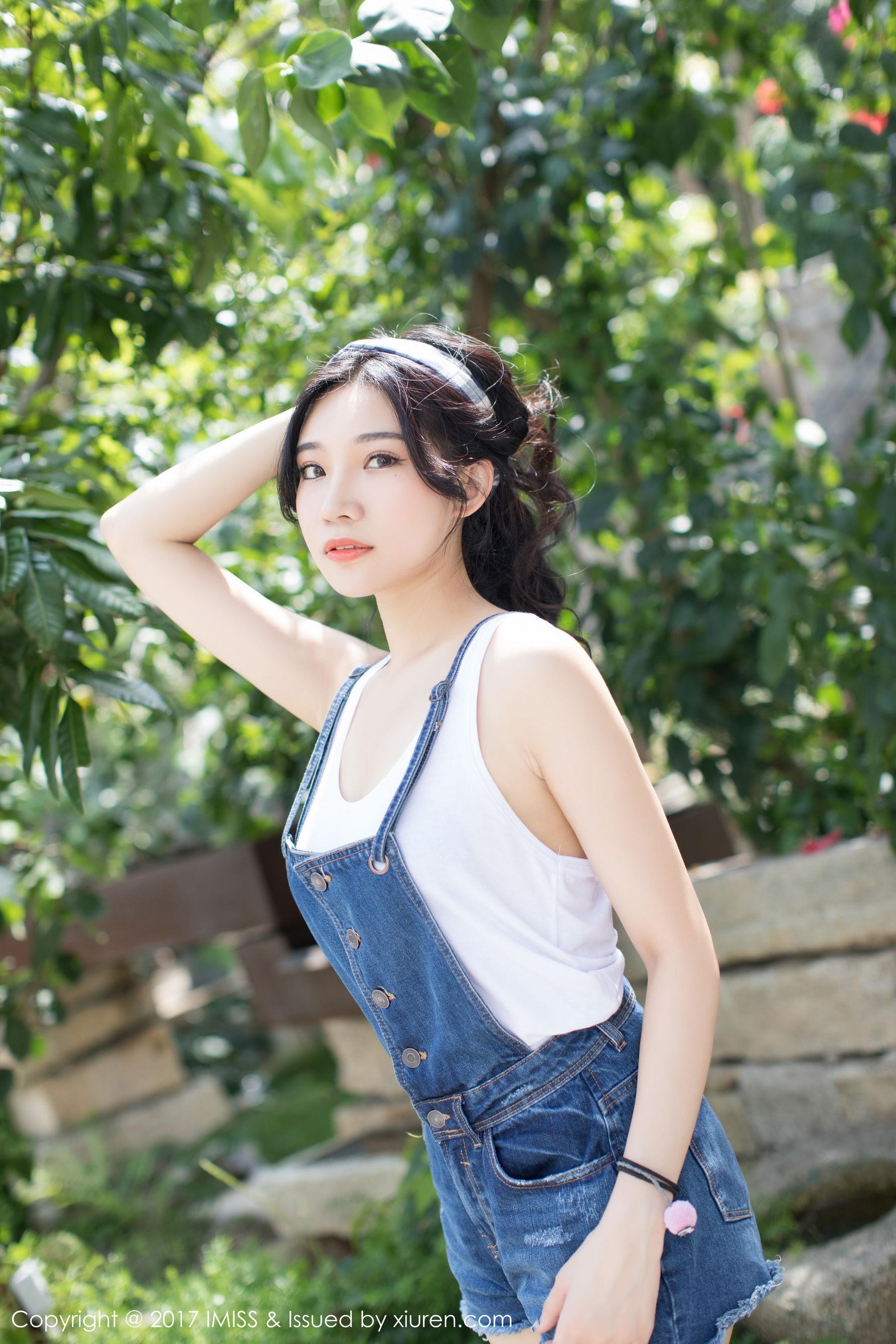 图片[7]-小狐狸Sica《牛仔短裤小清新系列》 [爱蜜社IMISS] VOL.180-秀臀网-高品质图集网