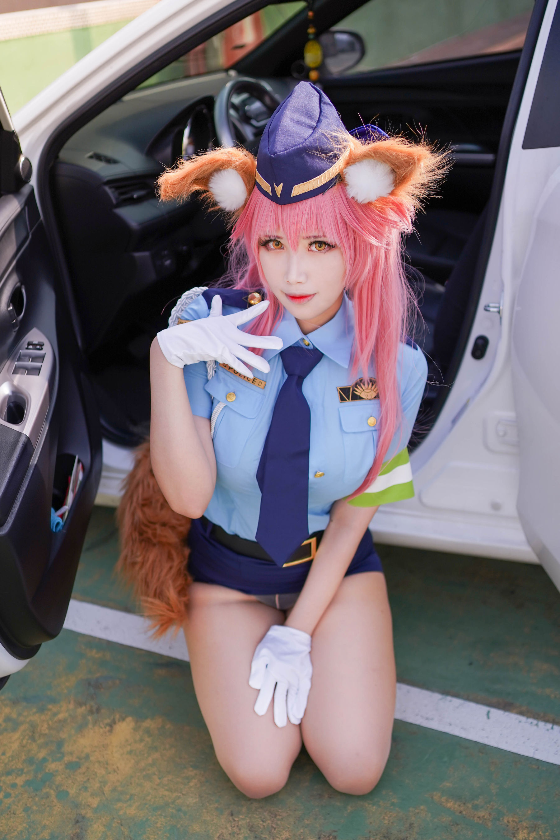 图片[9]-Coser萱-KaYa 玉藻前 女警裝-秀臀网-高品质图集网