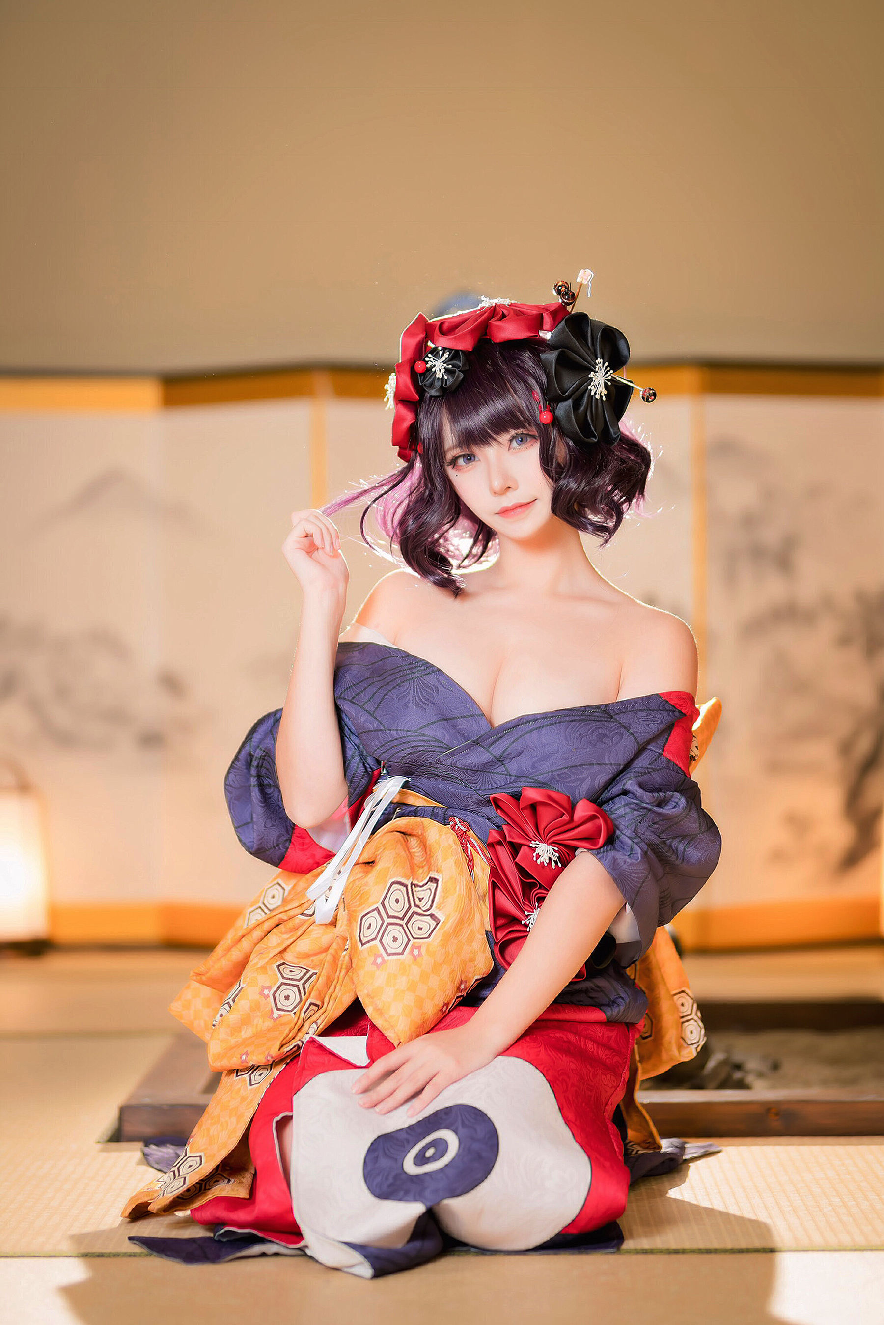 图片[9]-萌妹菌烨tako 葛飾北斎-秀臀网-高品质图集网