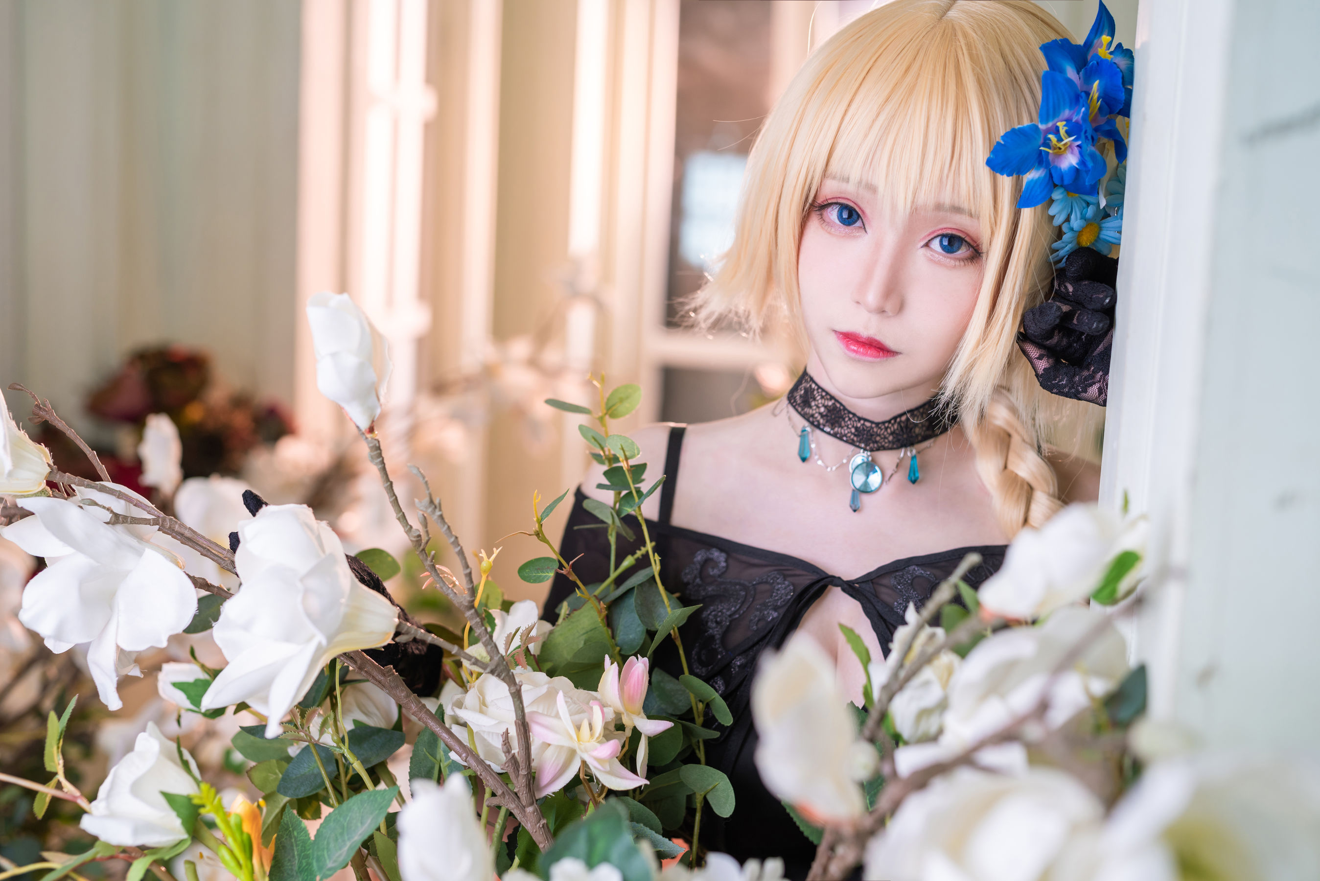 图片[4]-长腿Coser青青子Js 礼服贞德-蕾丝百合网-美图分享,Cosplay美图,私房写真,套图下载