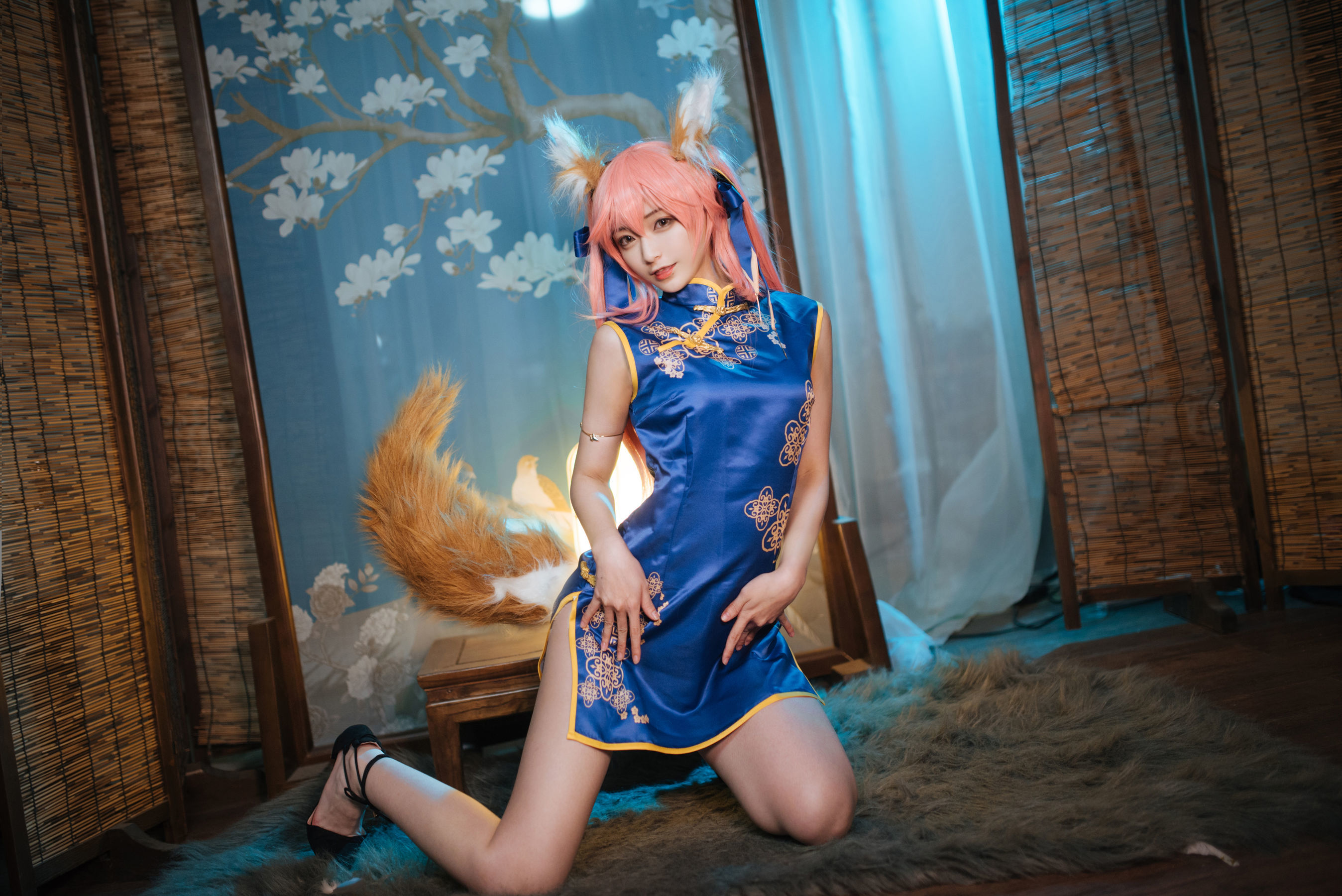 图片[4]-动漫博主铁板烧鬼舞w 玉藻前旗袍-蕾丝百合网-美图分享,Cosplay美图,私房写真,套图下载