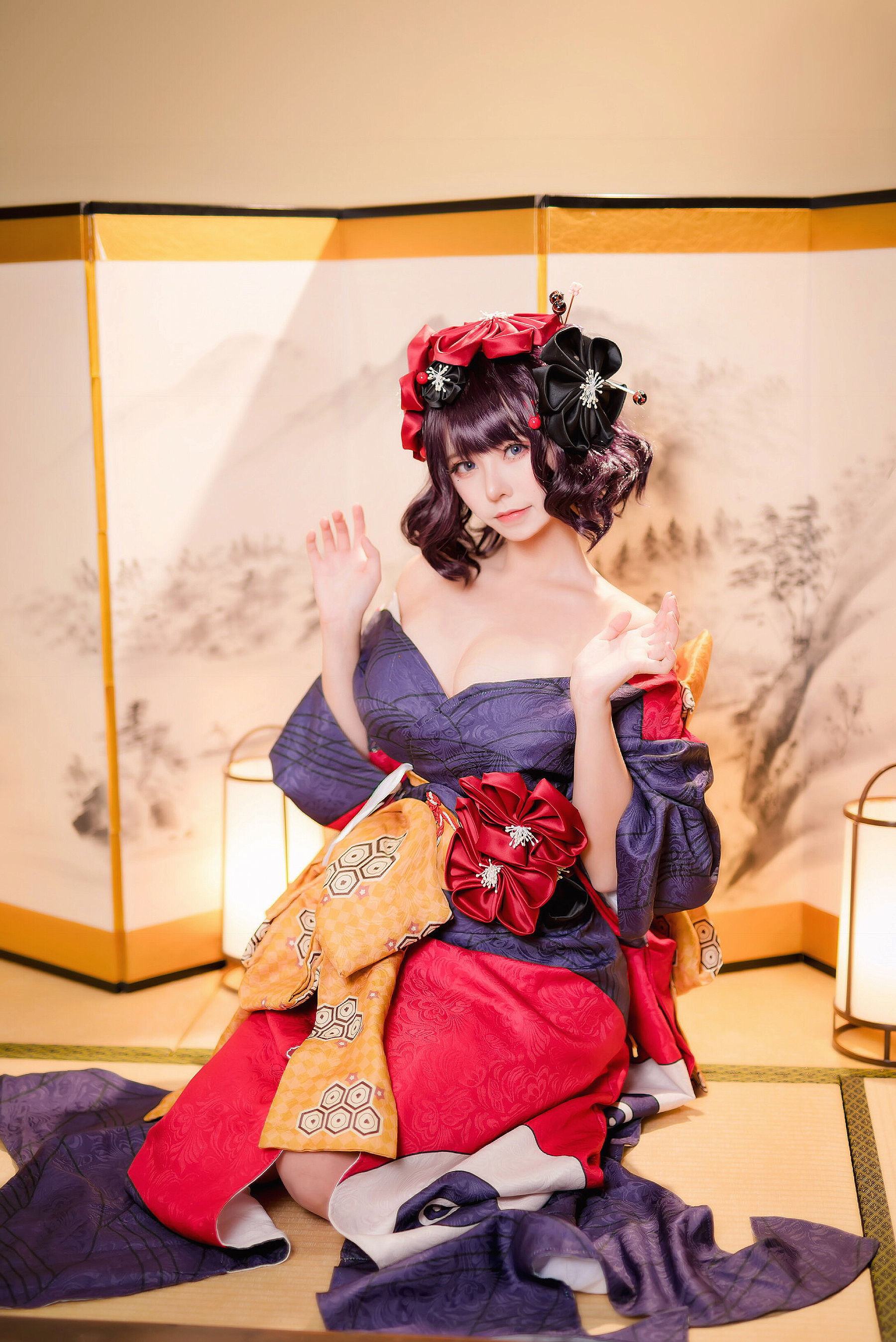 图片[7]-萌妹菌烨tako 葛飾北斎-秀臀网-高品质图集网