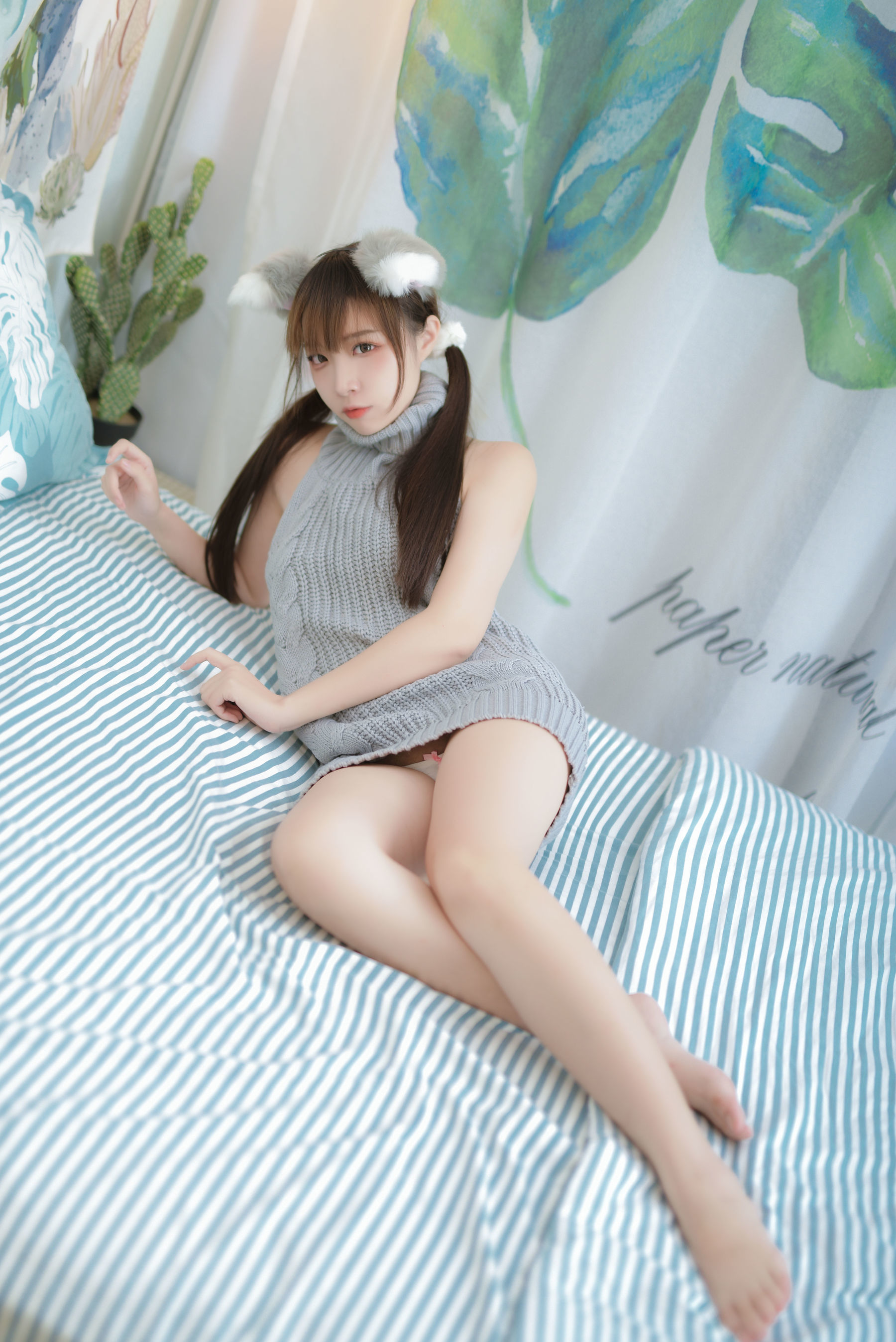 图片[2]-人气Coser二佐Nisa 宠物少女 私房露背毛衣-蕾丝百合网-美图分享,Cosplay美图,私房写真,套图下载
