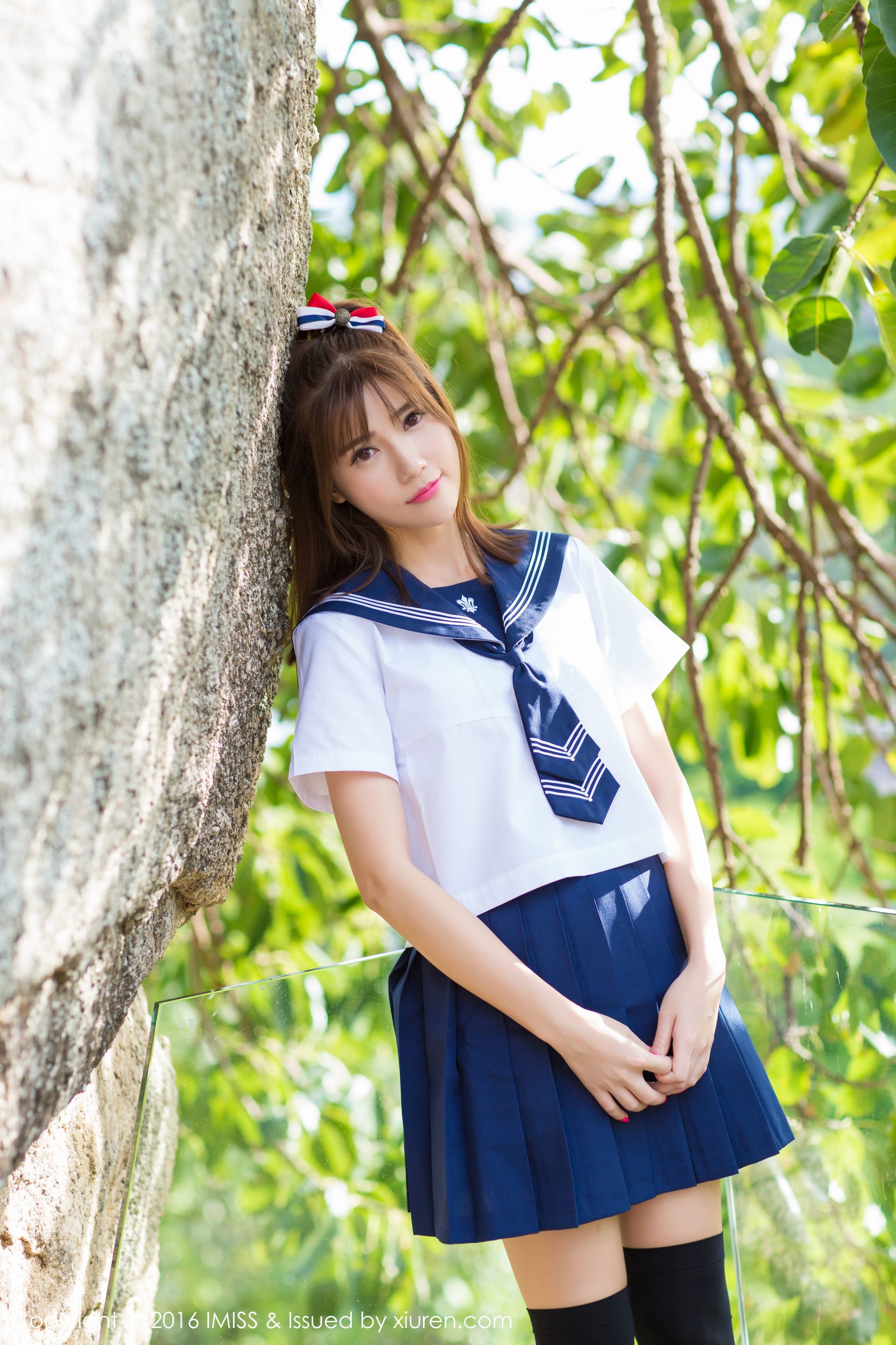 图片[8]-Sandy陈天扬《清纯校服系列 性感比基尼》 [爱蜜社IMiss] Vol.134-秀臀网-高品质图集网