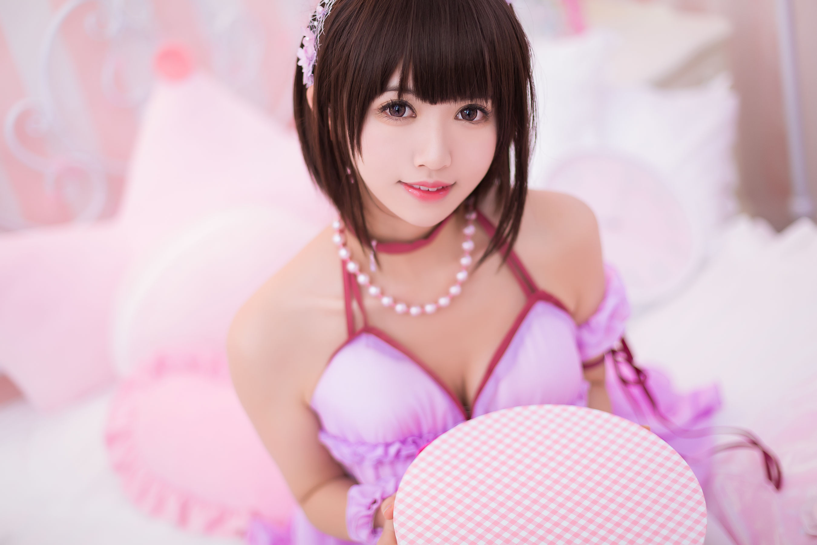 超人气Coser鳗鱼霏儿 圣人惠 睡衣-蕾丝百合网-美图分享,Cosplay美图,私房写真,套图下载