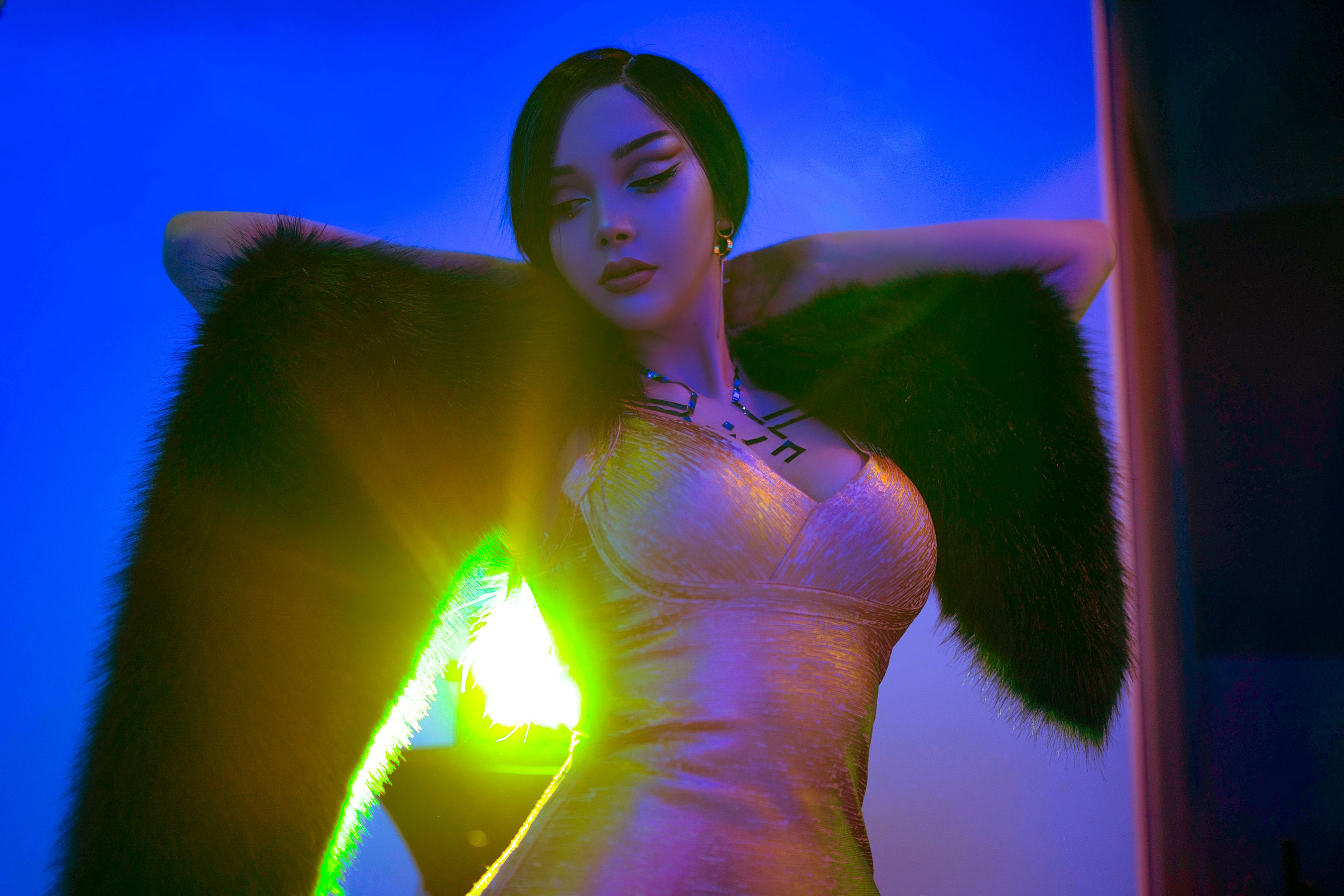 图片[7]-[COS福利] 国外美女SayaTheFox – Cyberpunk Dress-秀臀网-高品质图集网