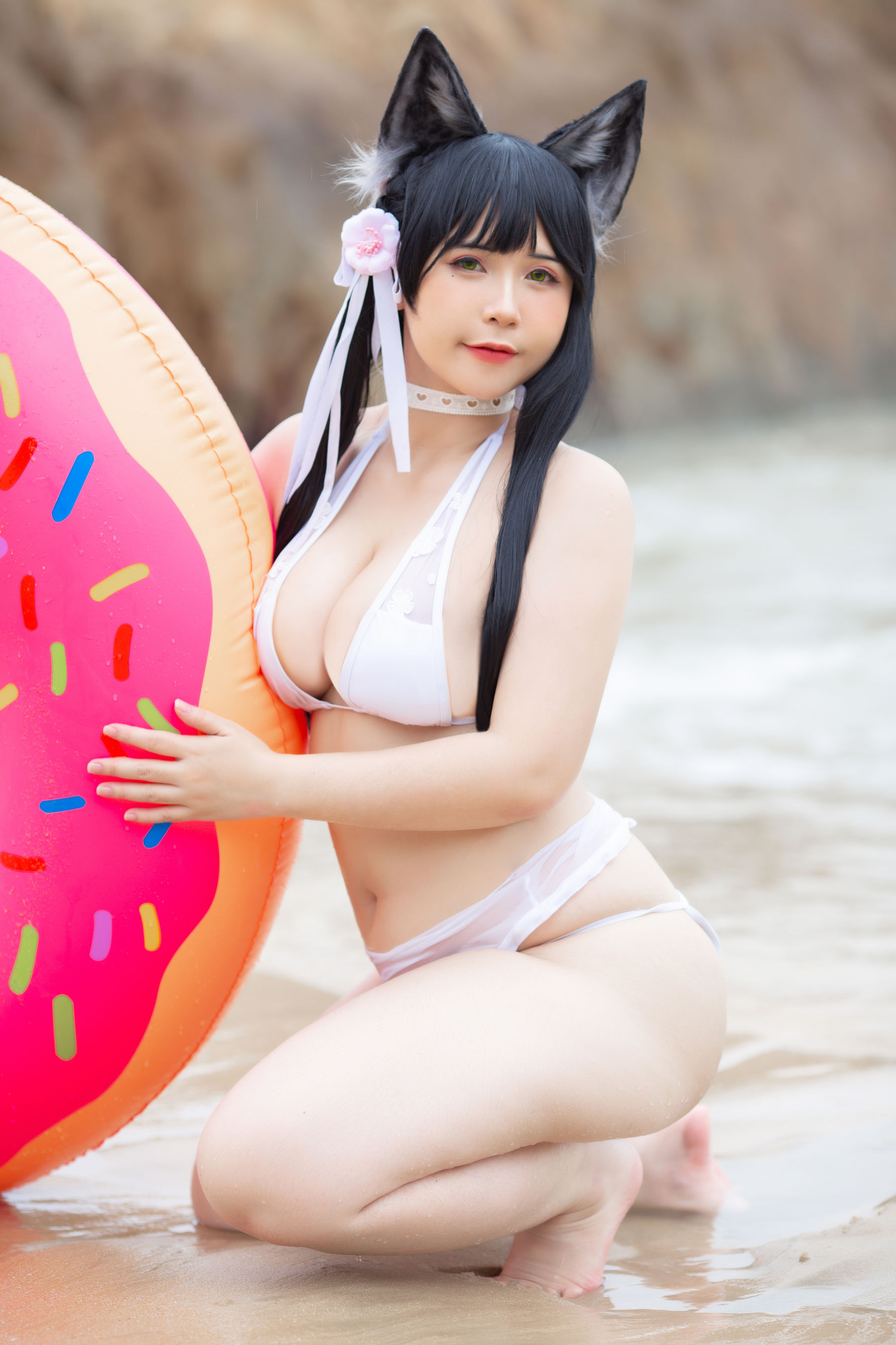 图片[2]-[COS福利] Uy Uy – Atago Bikini-蕾丝百合网-美图分享,Cosplay美图,私房写真,套图下载