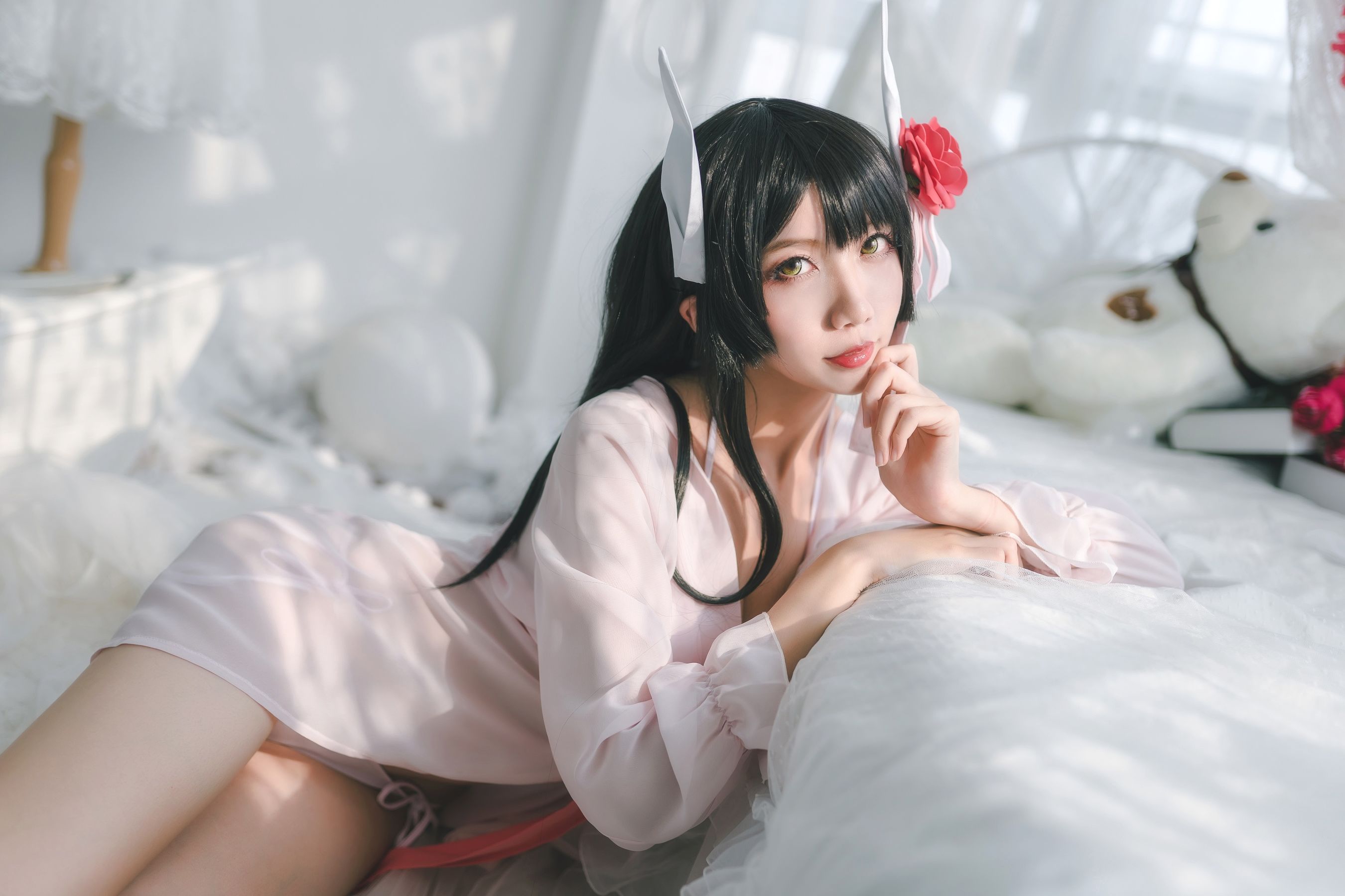 图片[9]-[Cosplay写真] 萌娘迷失人形QUQ – 鲟（比叡）月下巡游-秀臀网-高品质图集网