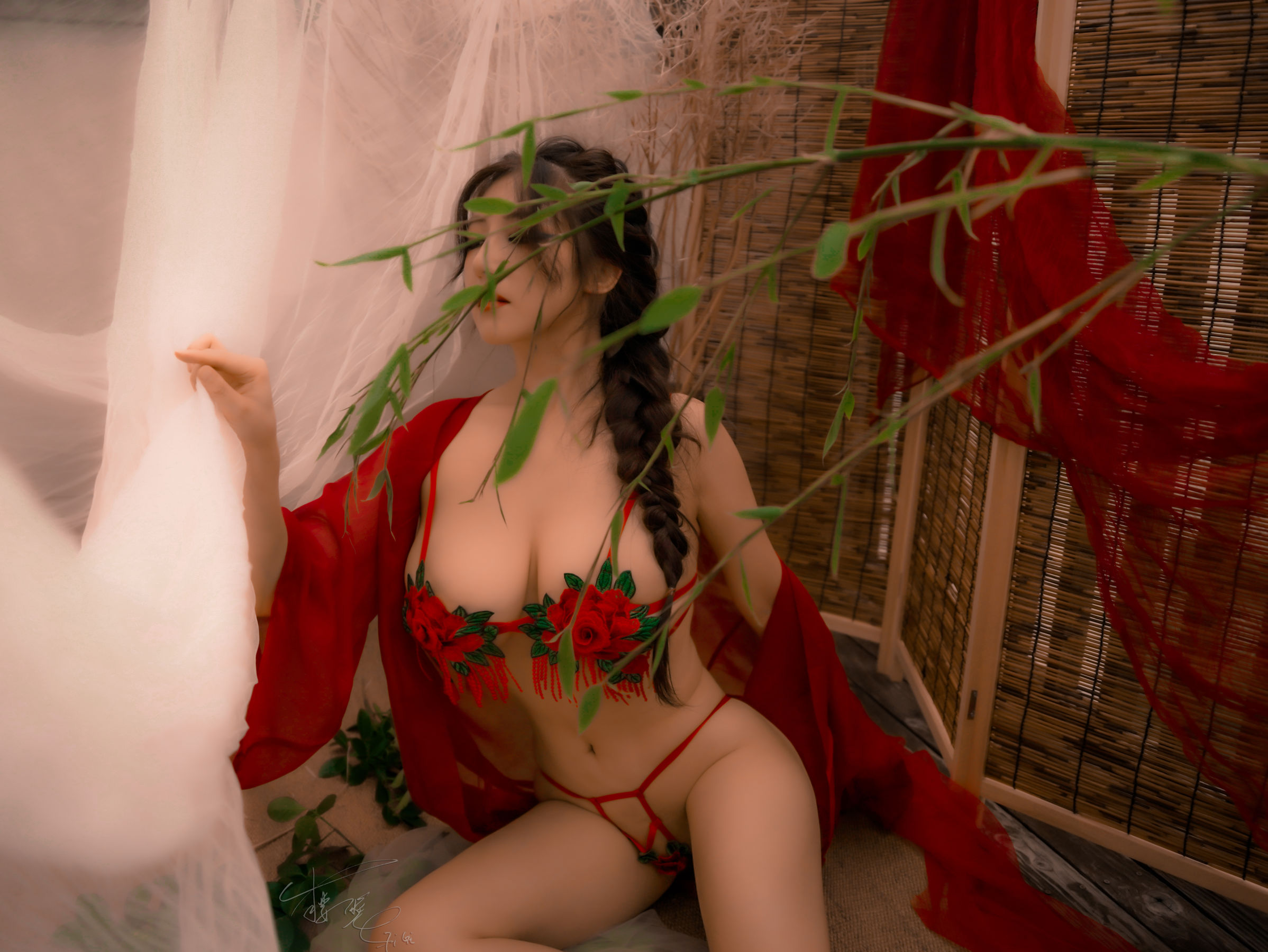 图片[2]-[福利COS] 网络红人樱晚gigi – 胭花-蕾丝百合网-美图分享,Cosplay美图,私房写真,套图下载
