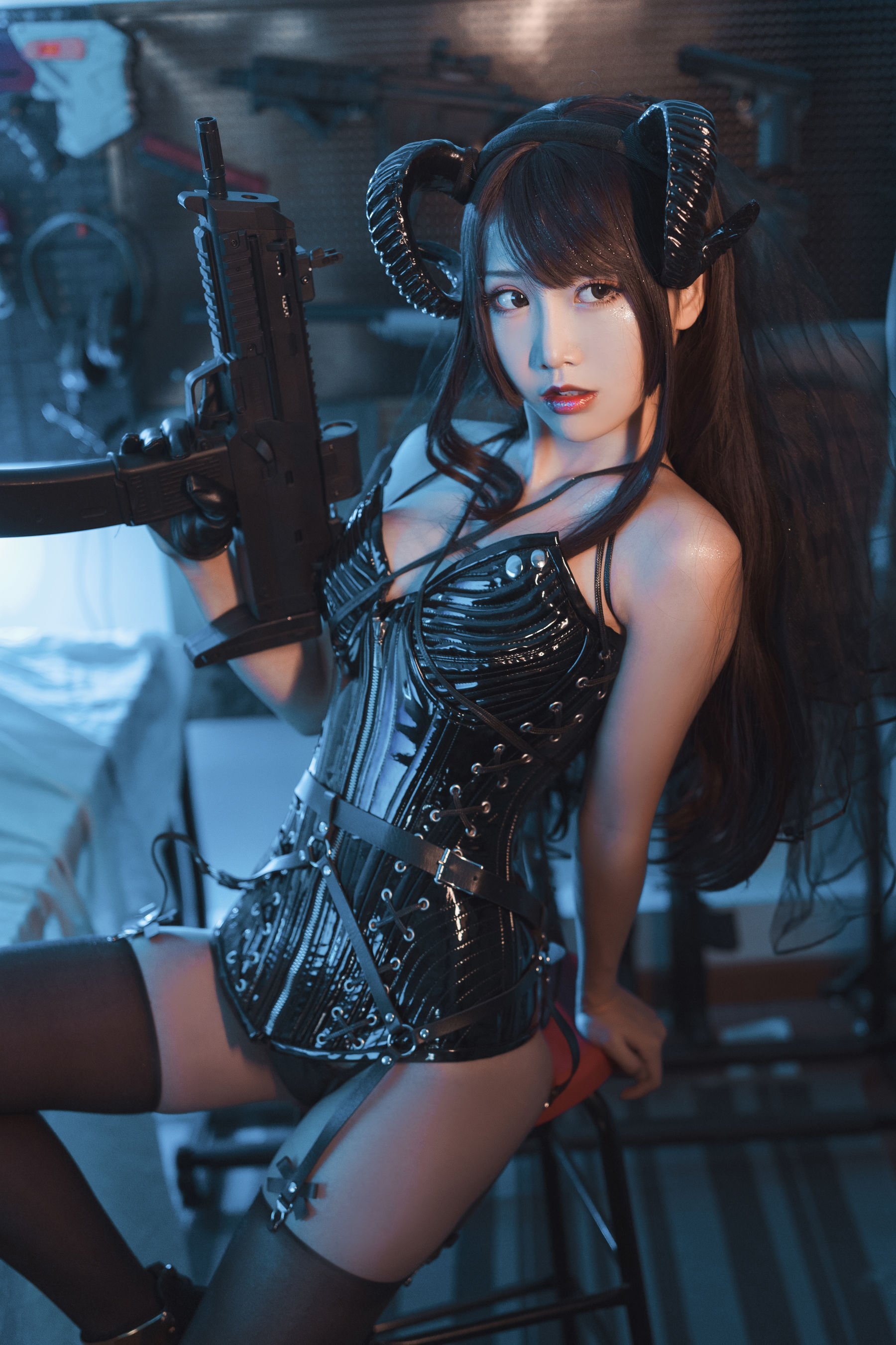图片[3]-[COS福利] 可爱人气Coser面饼仙儿 – 束腰魅魔-蕾丝百合网-美图分享,Cosplay美图,私房写真,套图下载
