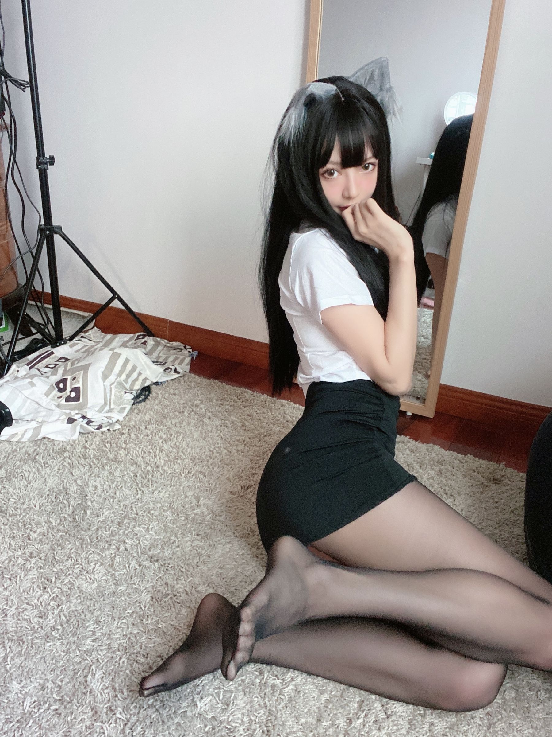 图片[9]-[福利COS] 51酱 – OL衬衣-秀臀网-高品质图集网