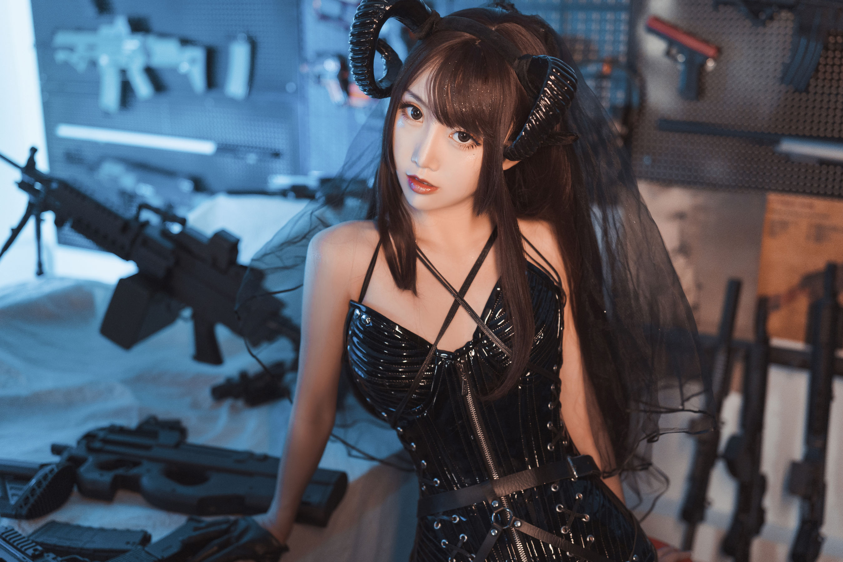 图片[2]-[COS福利] 可爱人气Coser面饼仙儿 – 束腰魅魔-蕾丝百合网-美图分享,Cosplay美图,私房写真,套图下载