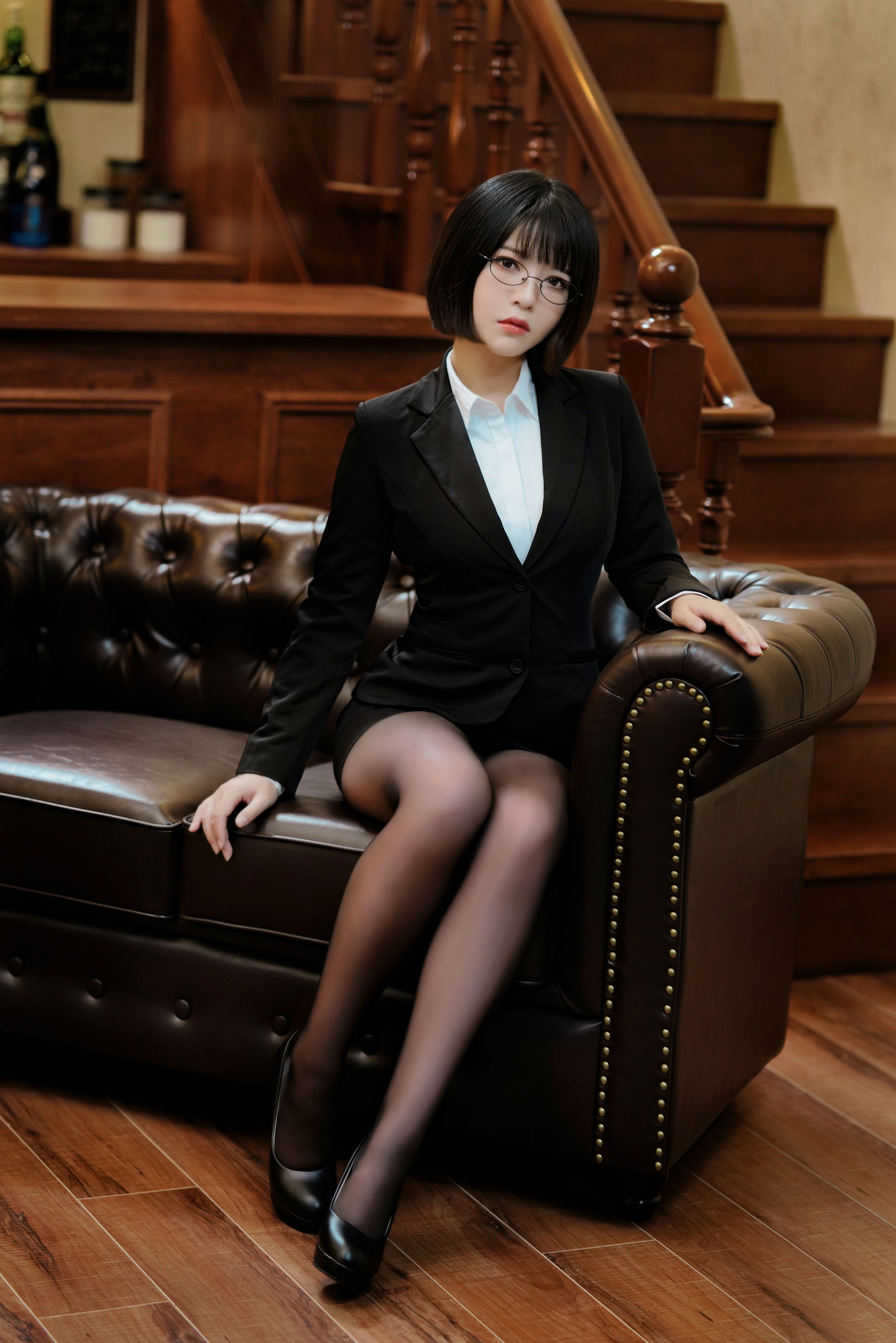 图片[4]-[网红COSER写真] 半半子 – OL様-蕾丝百合网-美图分享,Cosplay美图,私房写真,套图下载