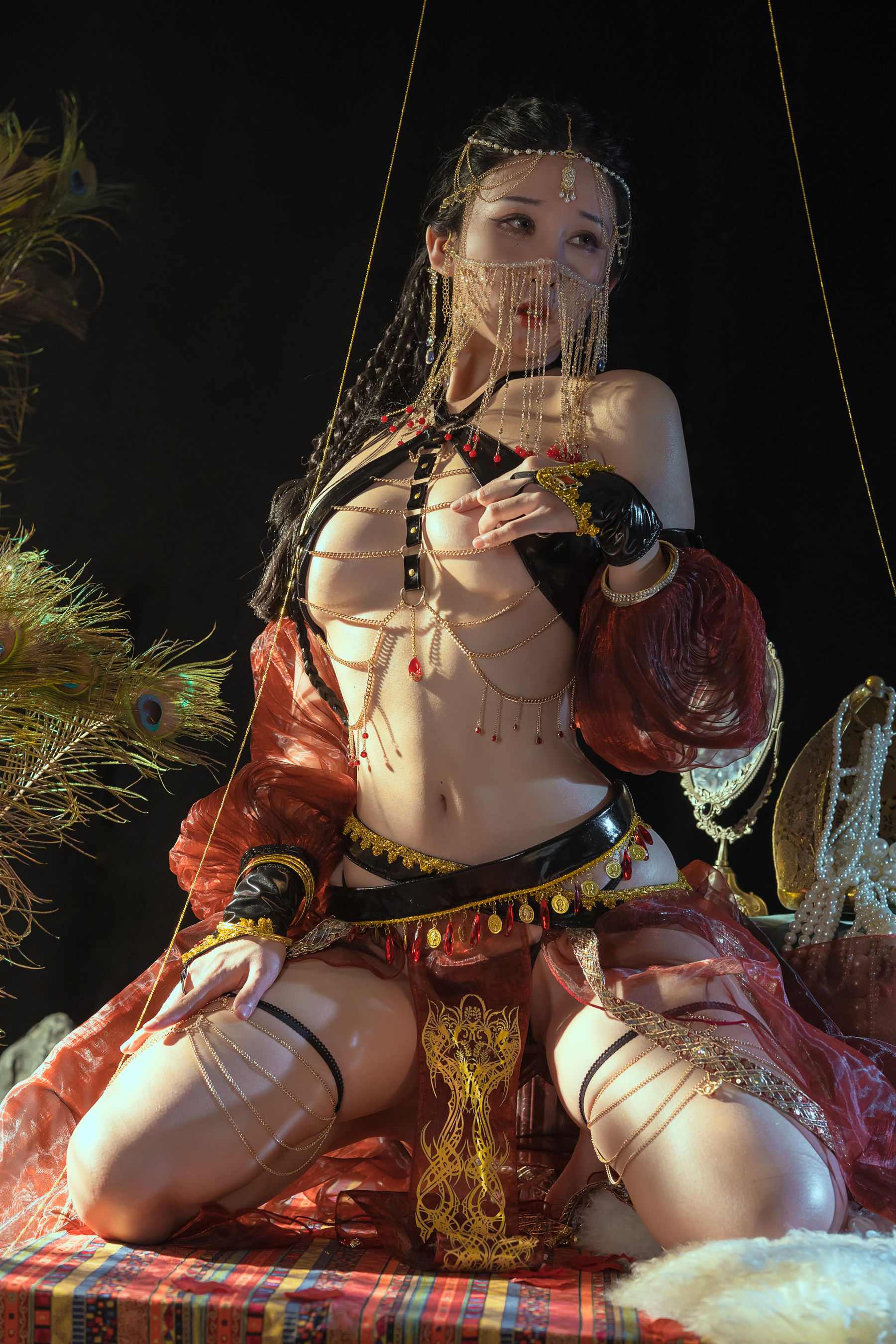 图片[3]-[福利COS] 云溪溪 – 深渊舞娘-秀臀网-高品质图集网