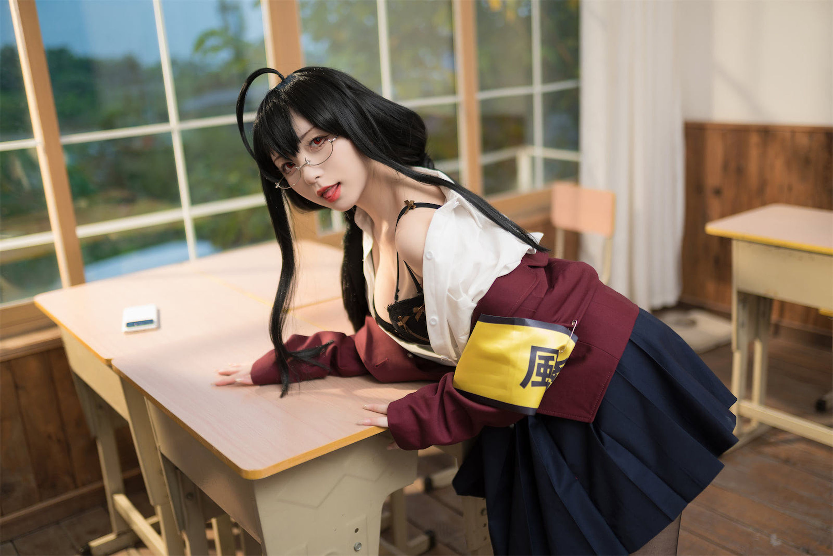 图片[5]-[福利COS] 花铃 – 大凤JK放学后风纪委员-蕾丝百合网-美图分享,Cosplay美图,私房写真,套图下载