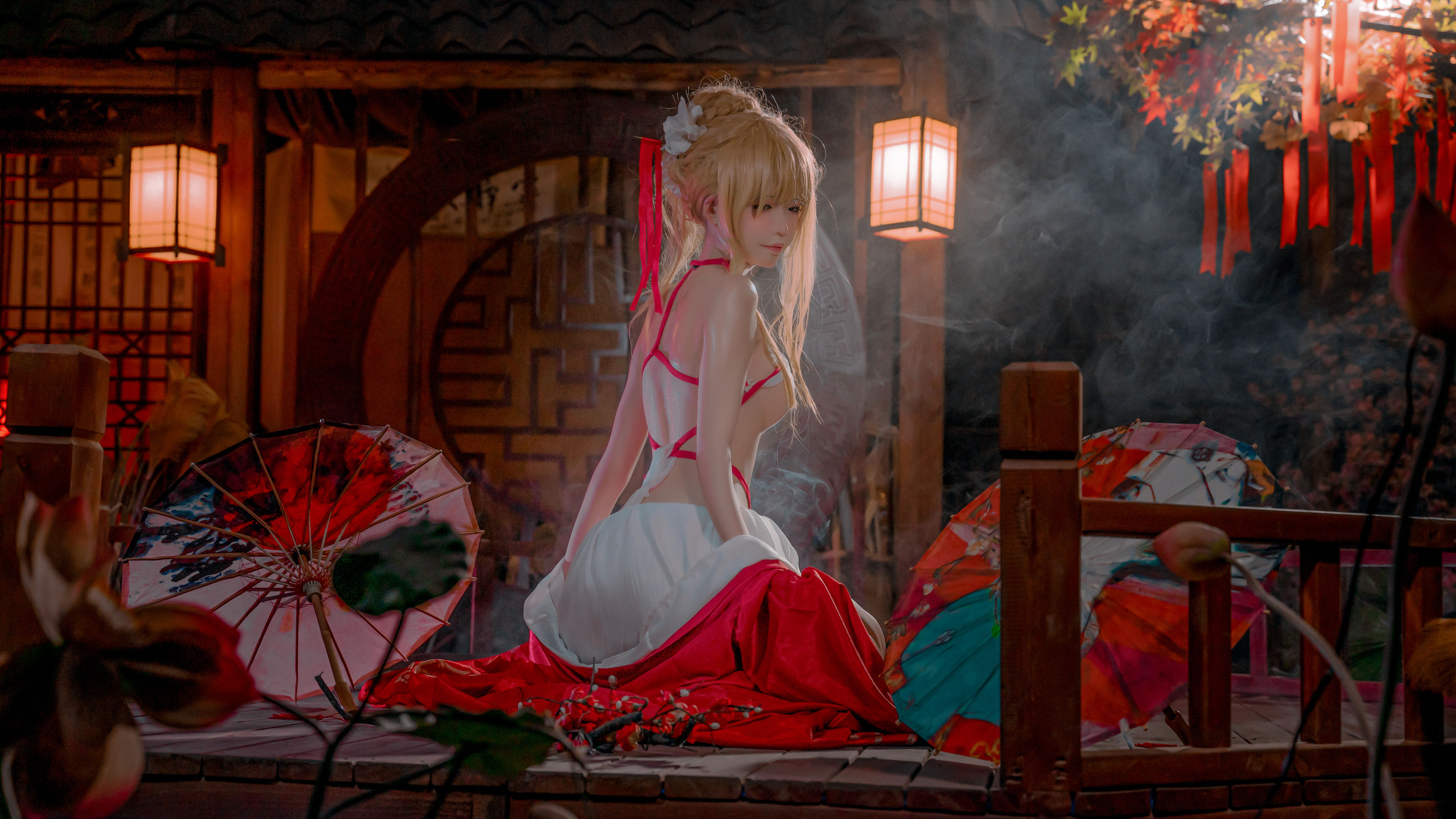 图片[2]-[网红COSER写真] 可可老师 – 碧蓝航线 光荣凉夜春雪-蕾丝百合网-美图分享,Cosplay美图,私房写真,套图下载