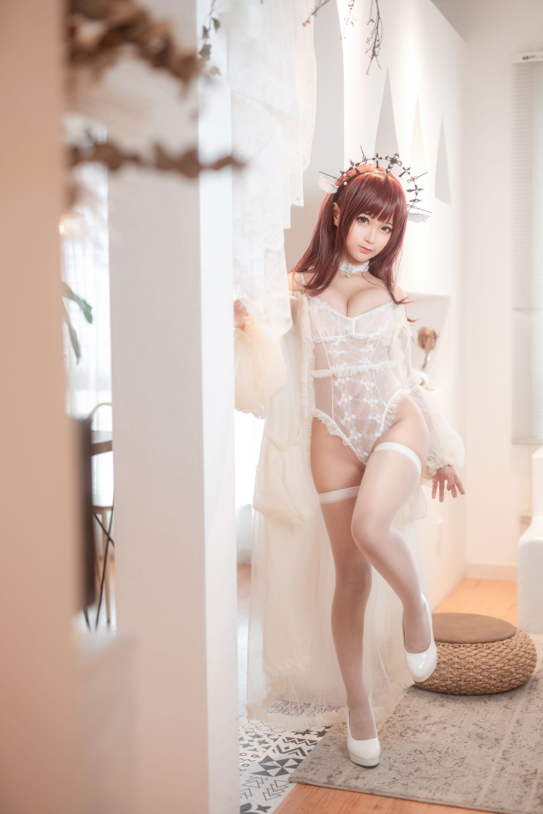 图片[2]-[福利COS] 动漫博主蠢沫沫 – 火天使-蕾丝百合网-美图分享,Cosplay美图,私房写真,套图下载