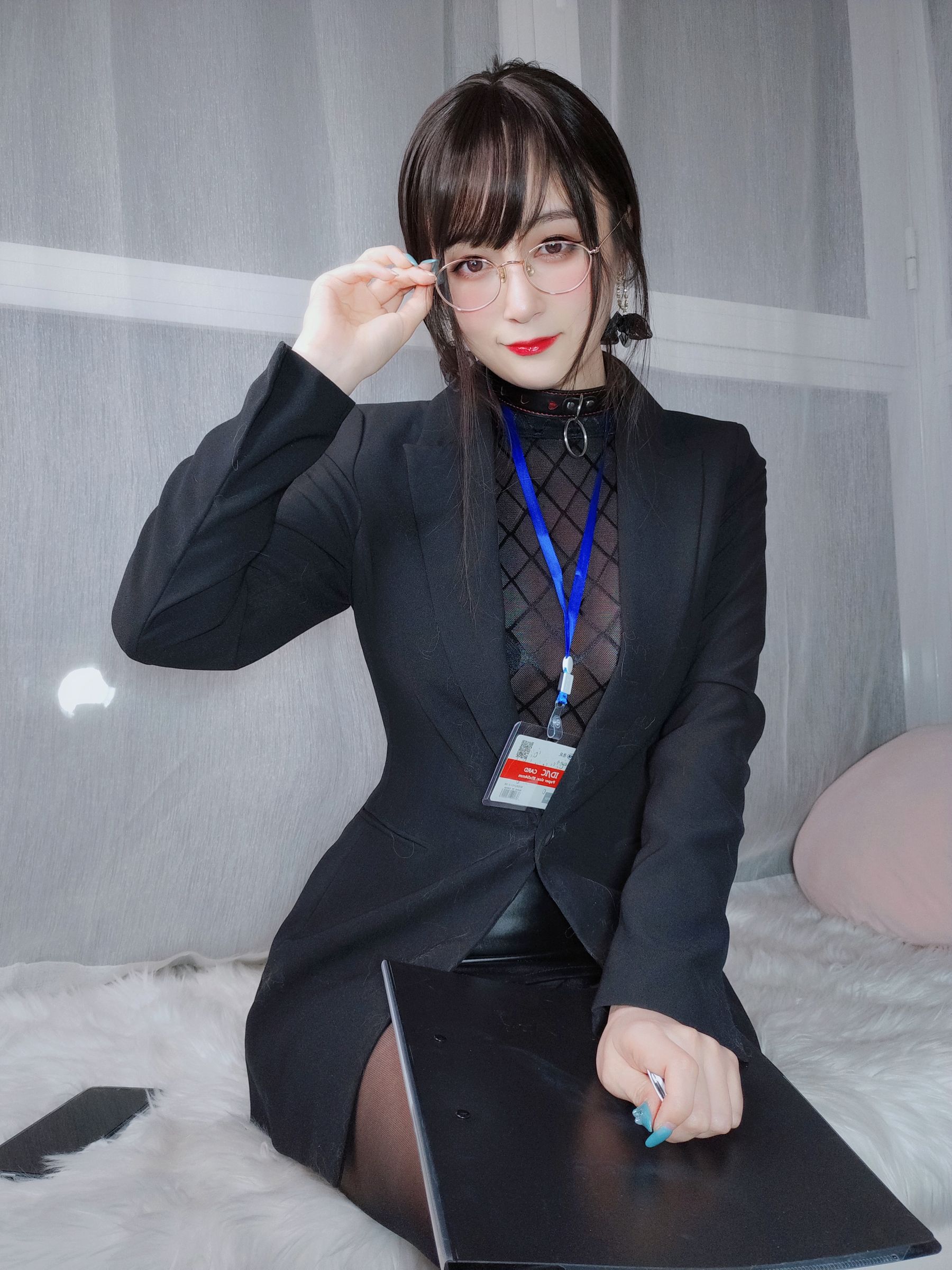 图片[8]-[网红COSER写真] Coser小姐姐白银 – 黑丝情趣-秀臀网-高品质图集网