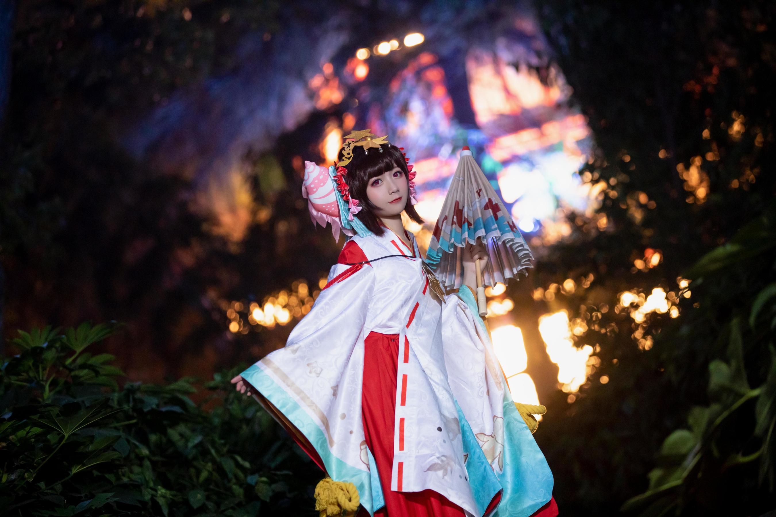 图片[3]-[Cosplay写真] 动漫博主弦音sic – 阴阳师 神乐-蕾丝百合网-美图分享,Cosplay美图,私房写真,套图下载