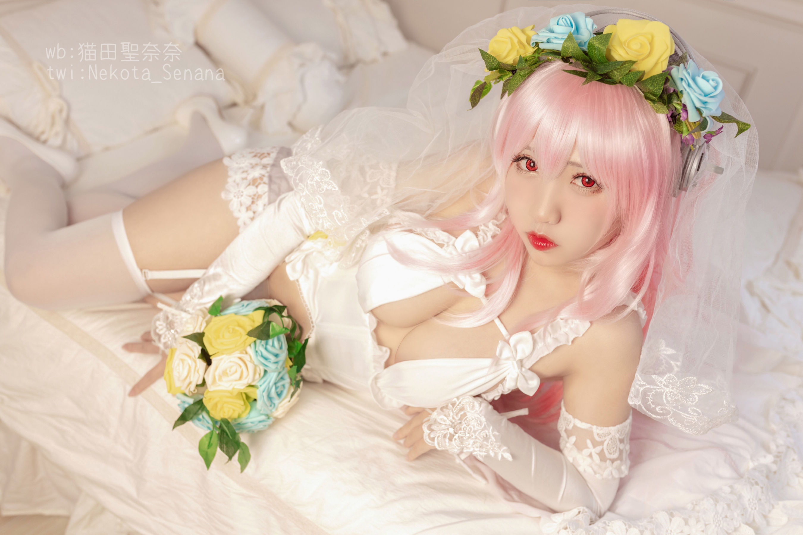 图片[9]-[COS福利] 动漫博主貓田聖奈奈 – 索尼子十周年花嫁-秀臀网-高品质图集网