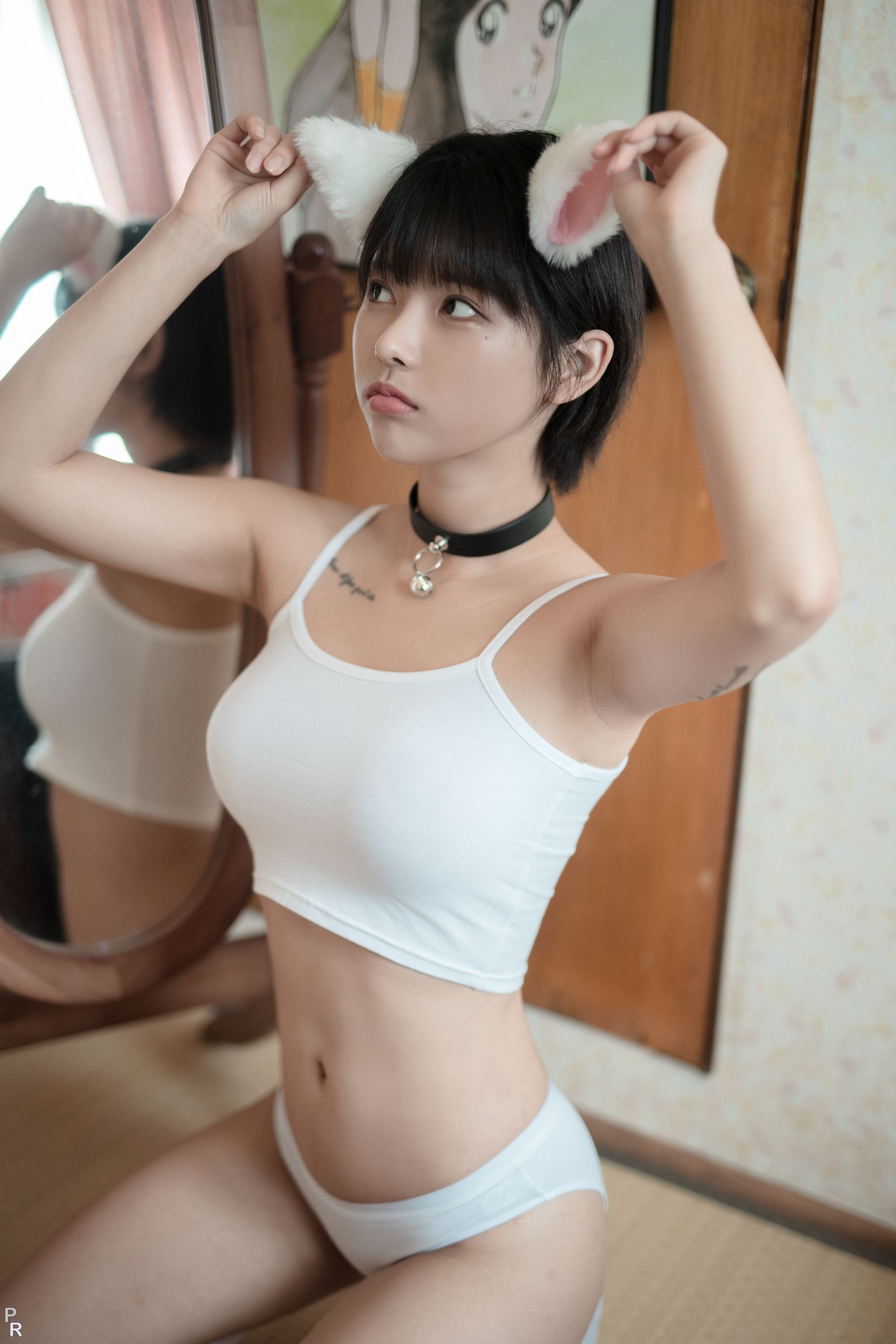 图片[2]-[PINK RIBBON] Uuuha – My Cat – 1-蕾丝百合网-美图分享,Cosplay美图,私房写真,套图下载