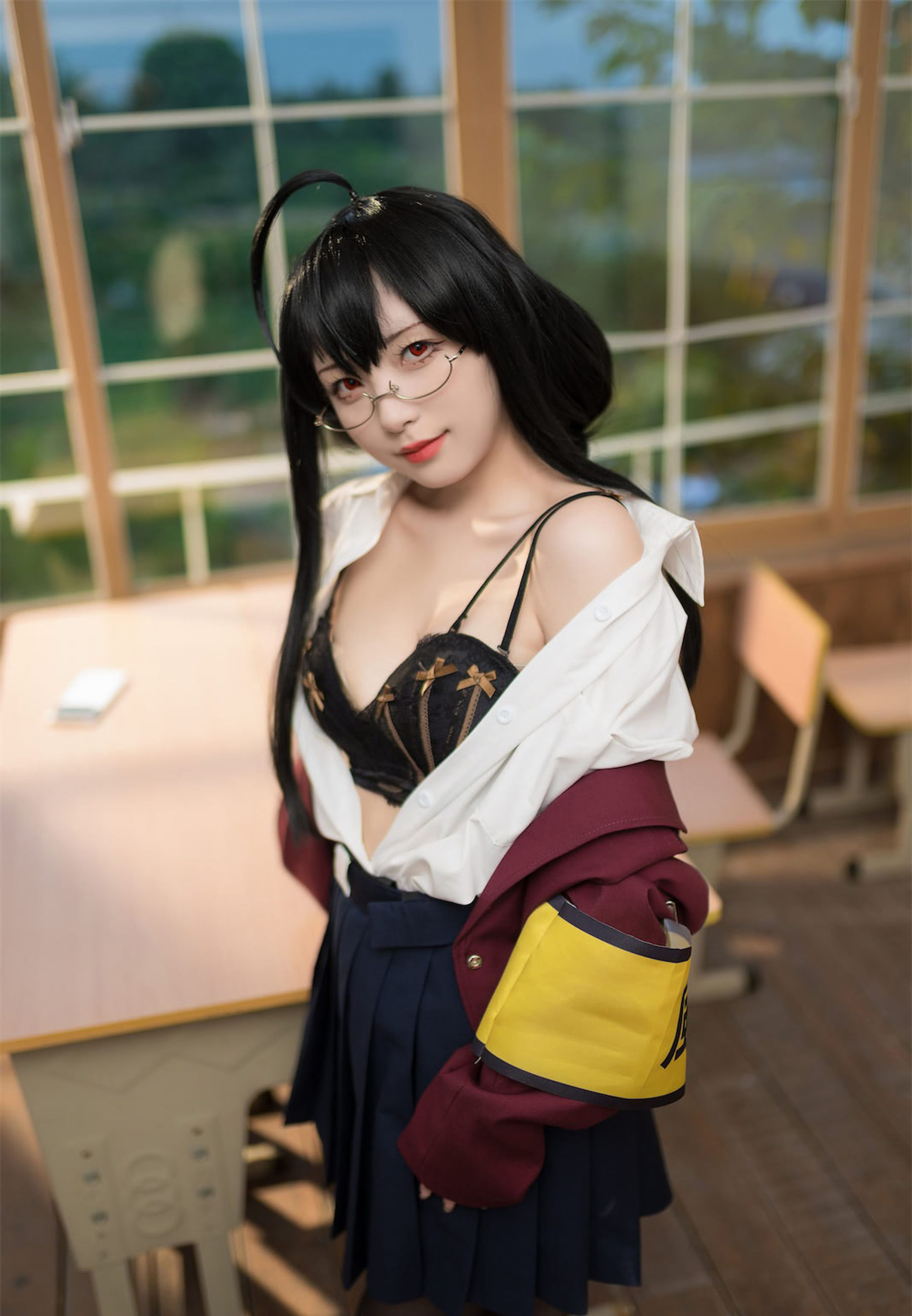 图片[3]-[福利COS] 花铃 – 大凤JK放学后风纪委员-蕾丝百合网-美图分享,Cosplay美图,私房写真,套图下载
