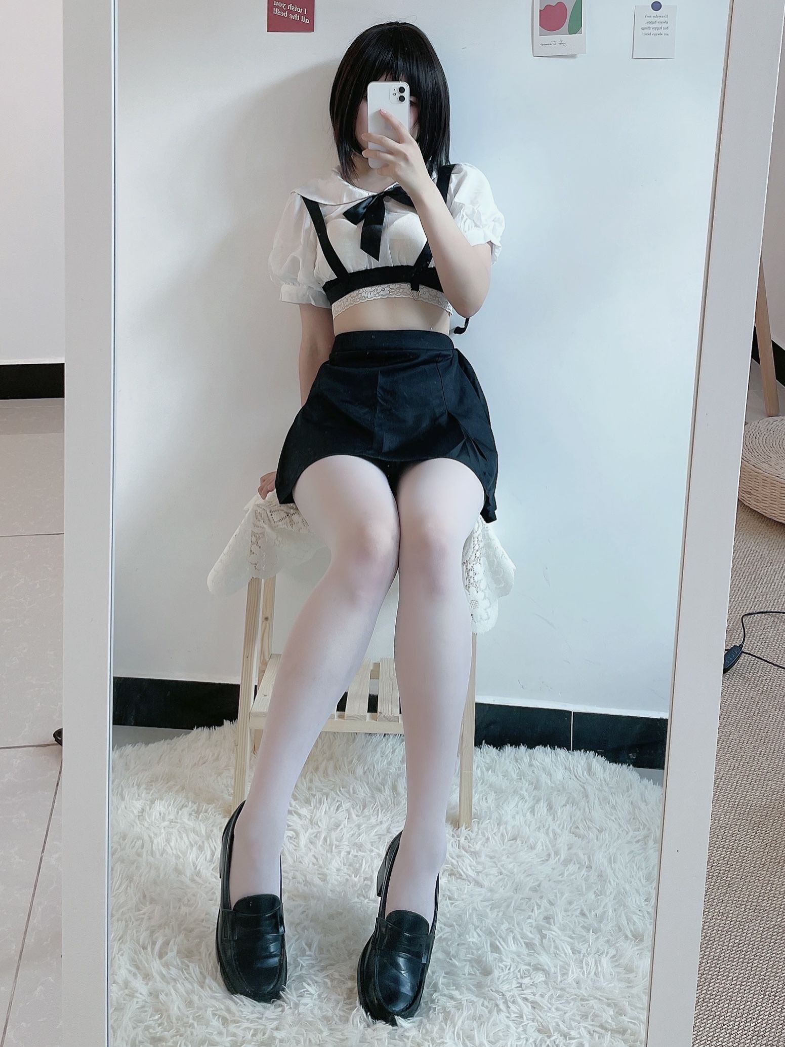 图片[9]-[福利COS] 动漫博主田璐璐 – 白丝短裙-秀臀网-高品质图集网