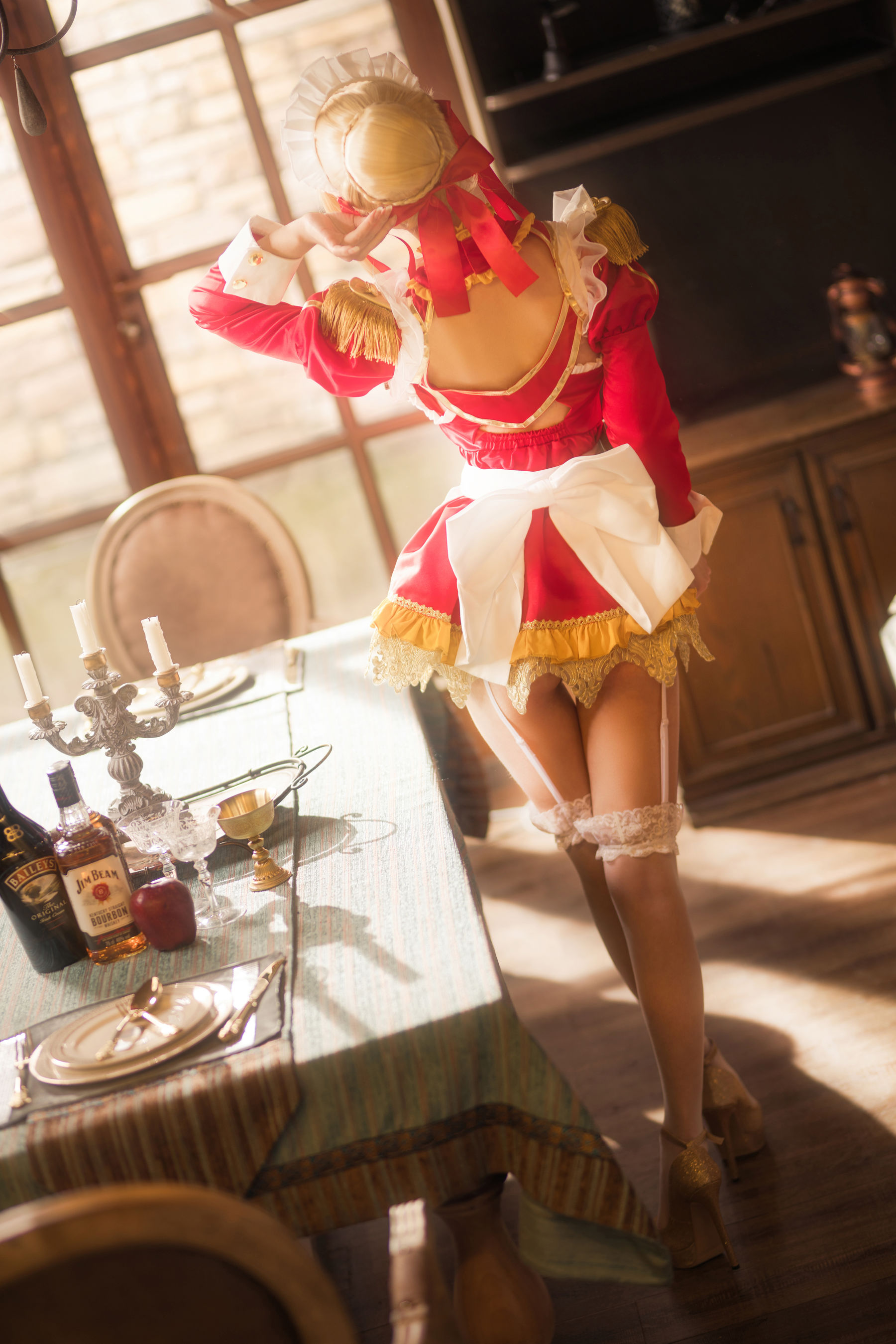 图片[9]-[COS福利] 动漫博主爱老师_PhD – 尼禄YD女仆-秀臀网-高品质图集网