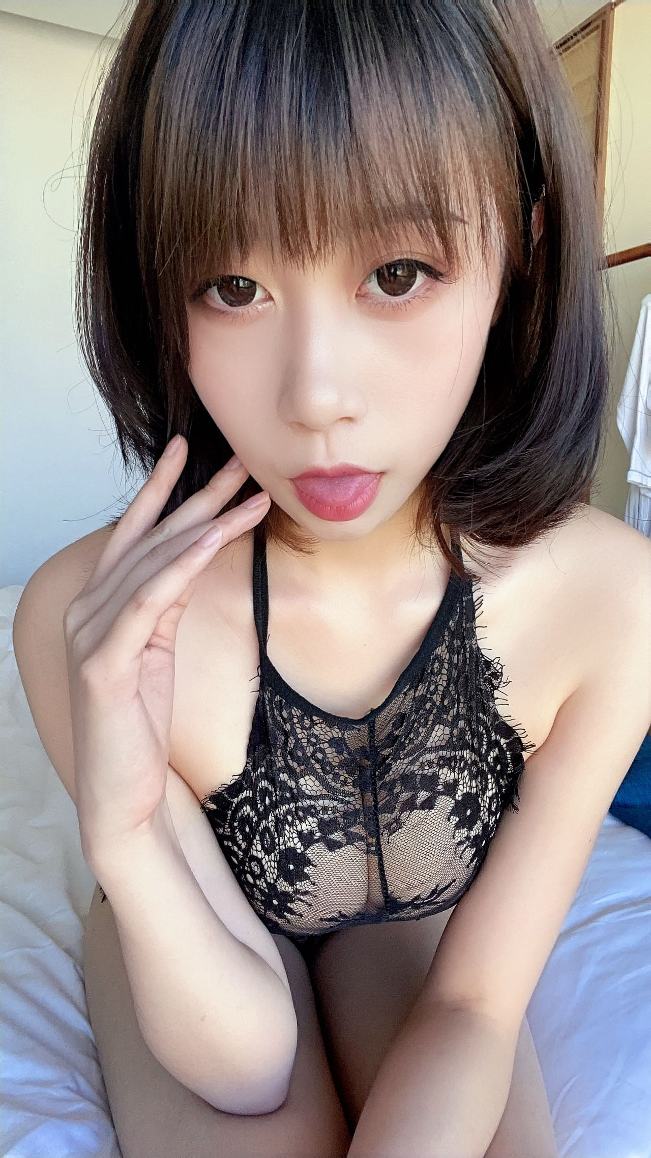 图片[9]-[COS福利] 萌妹奈汐酱nice – 蕾丝-秀臀网-高品质图集网